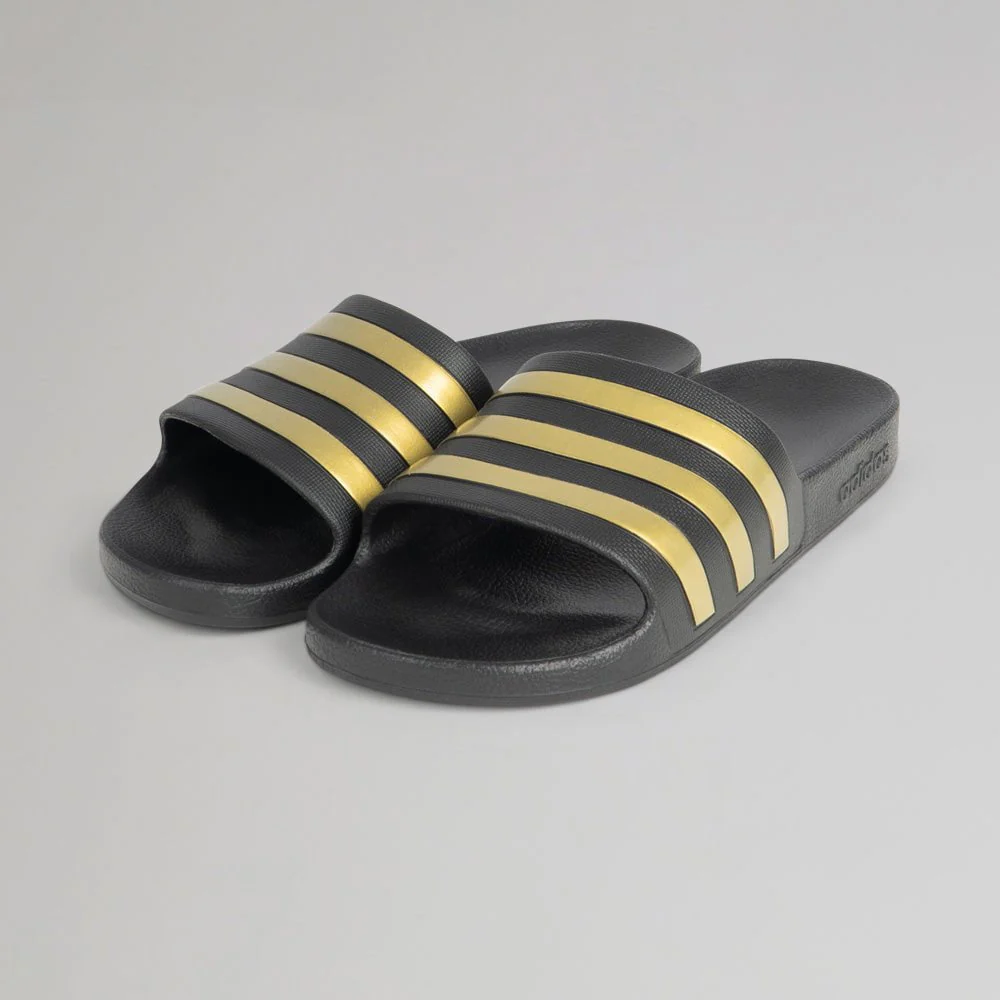 adidas Black and Gold Slider - Image 4