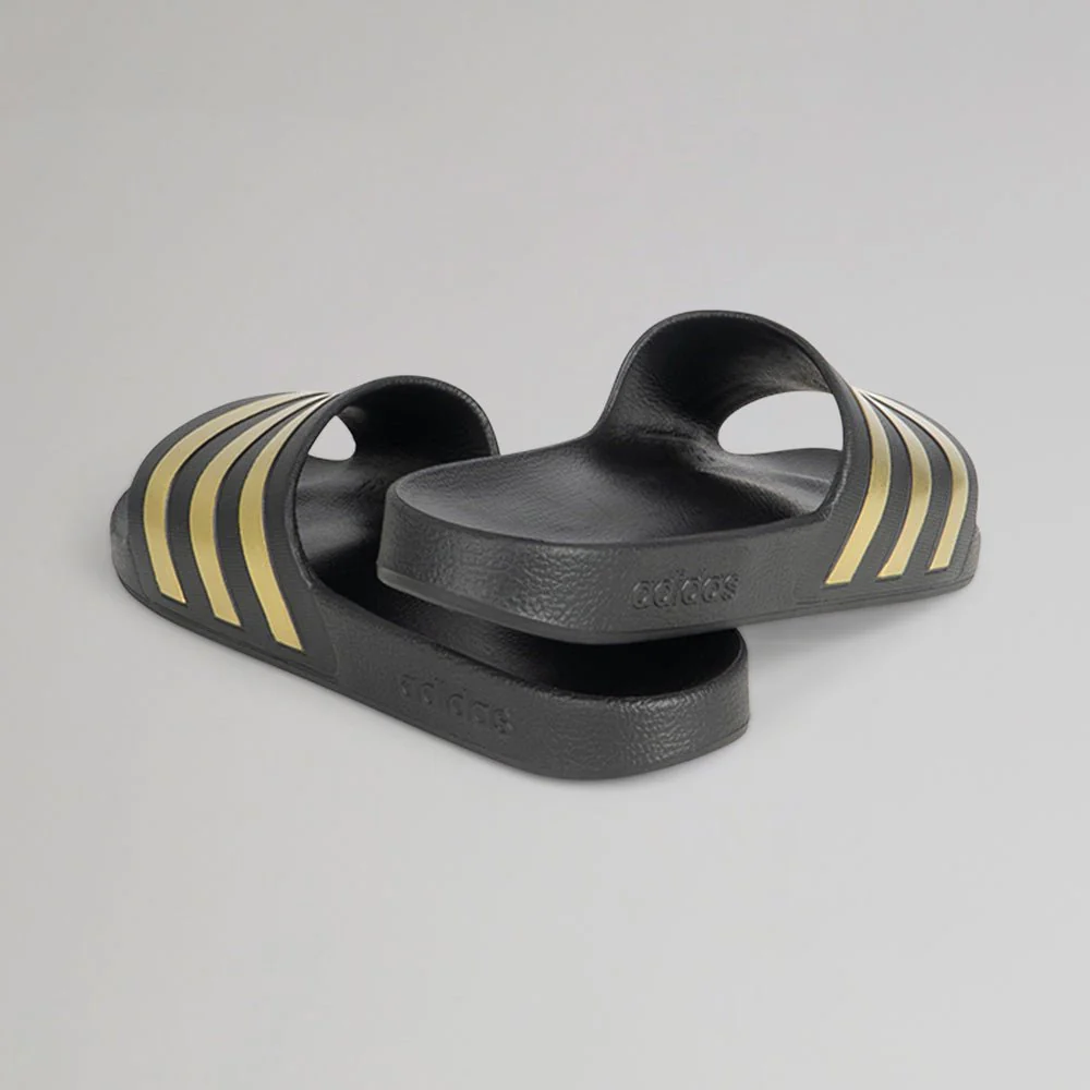 adidas Black and Gold Slider - Image 5
