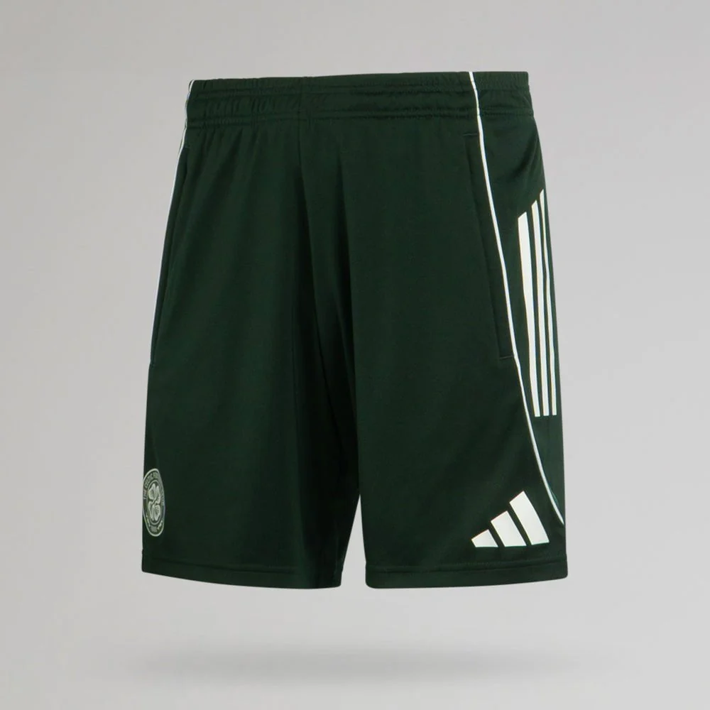 adidas Celtic 2025/26 Dark Green Training Shorts - Image 3