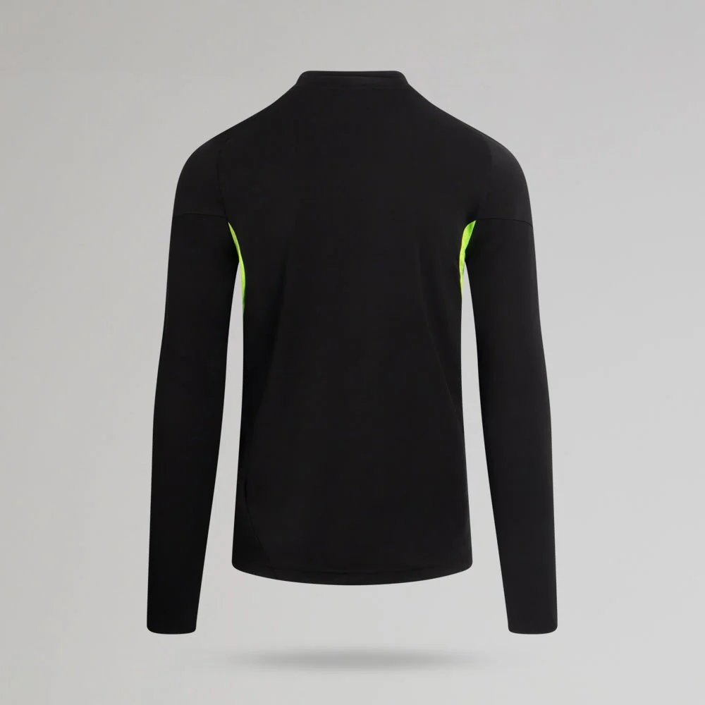 adidas Celtic 2025/26 Black and Neon Green Track Jacket - Image 3
