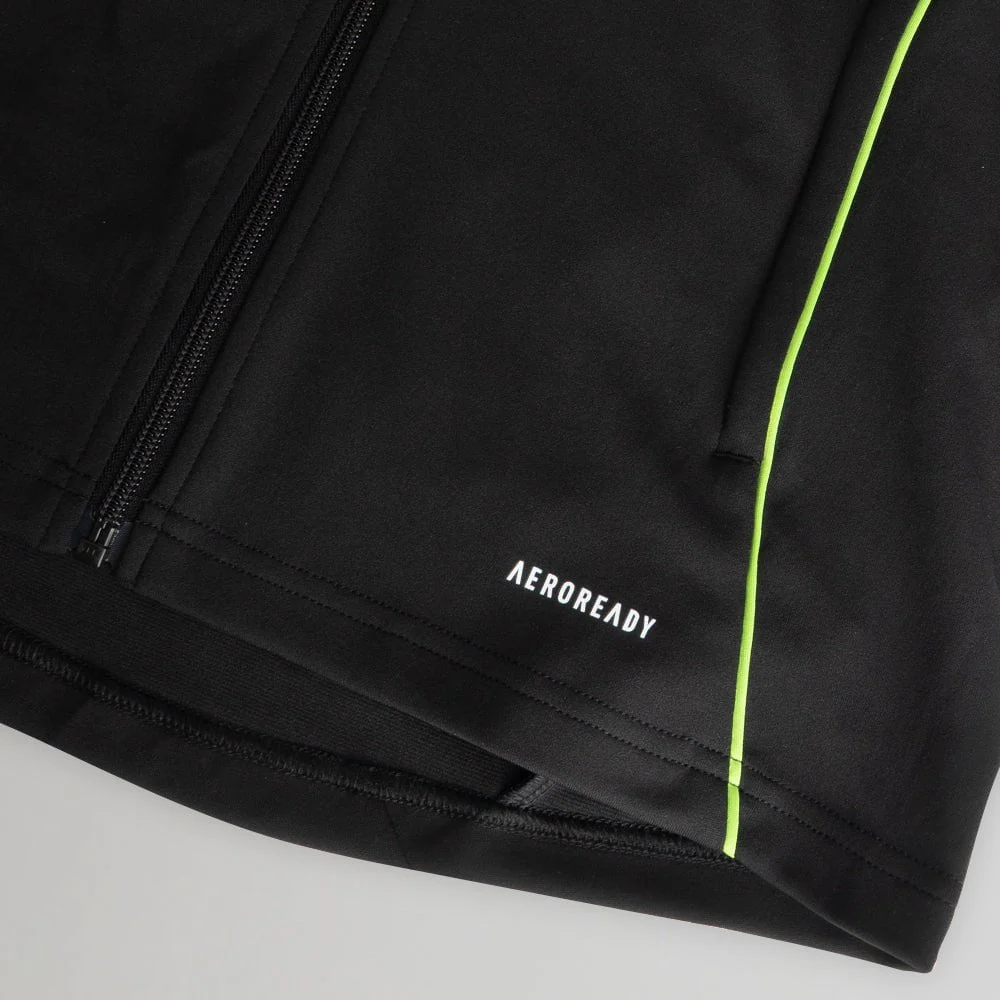 adidas Celtic 2025/26 Black and Neon Green Track Jacket - Image 5