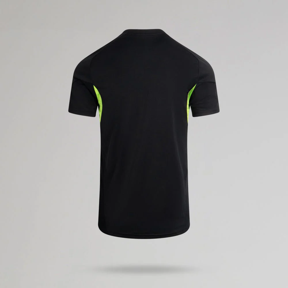 adidas Celtic 2025/26 Black and Neon Green Training Jersey - Image 3