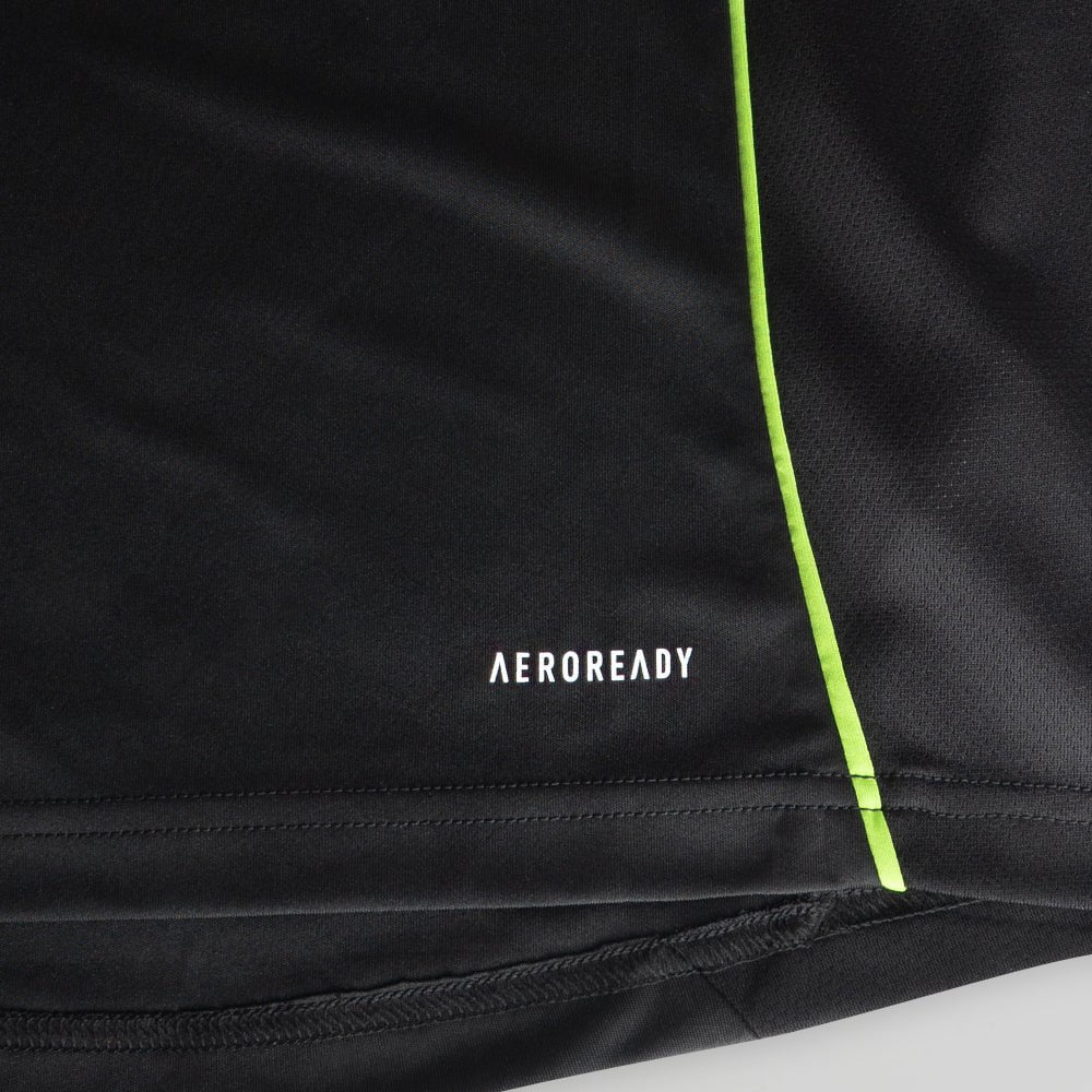 adidas Celtic 2025/26 Black and Neon Green Training Jersey - Image 5