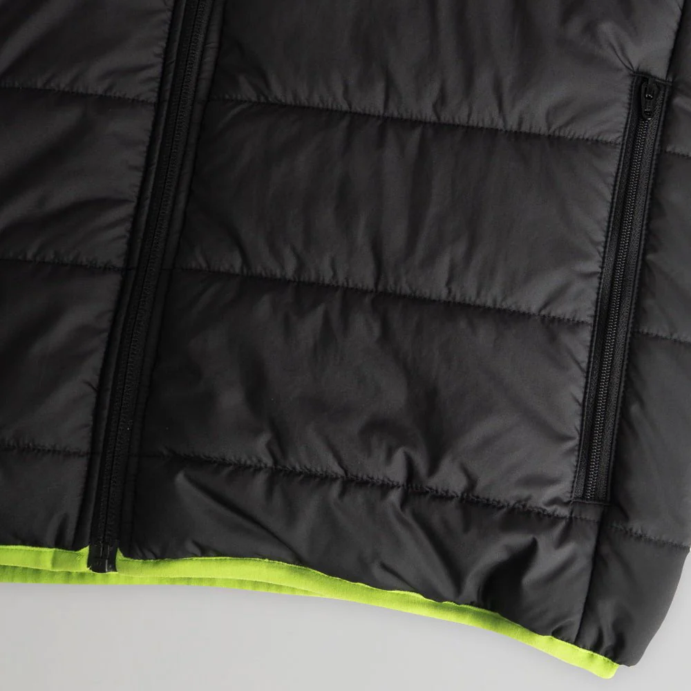 adidas Celtic 2025/26 Black and Neon Green Winter Jacket - Image 5