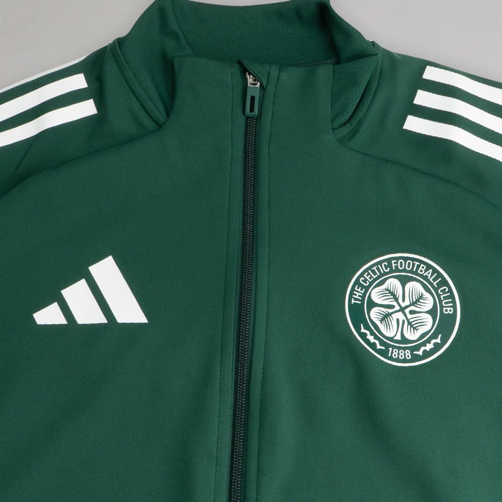 adidas Celtic 2025/26 Dark Green Track Jacket - Image 4