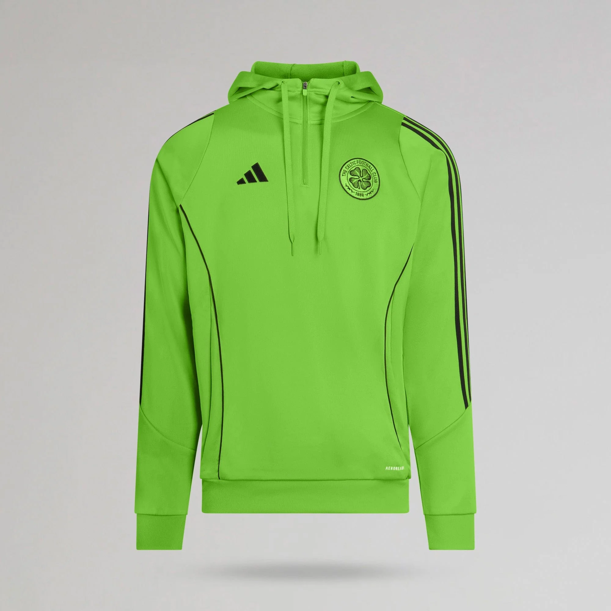 adidas Celtic 2025/26 Green and Black Training Hoodie