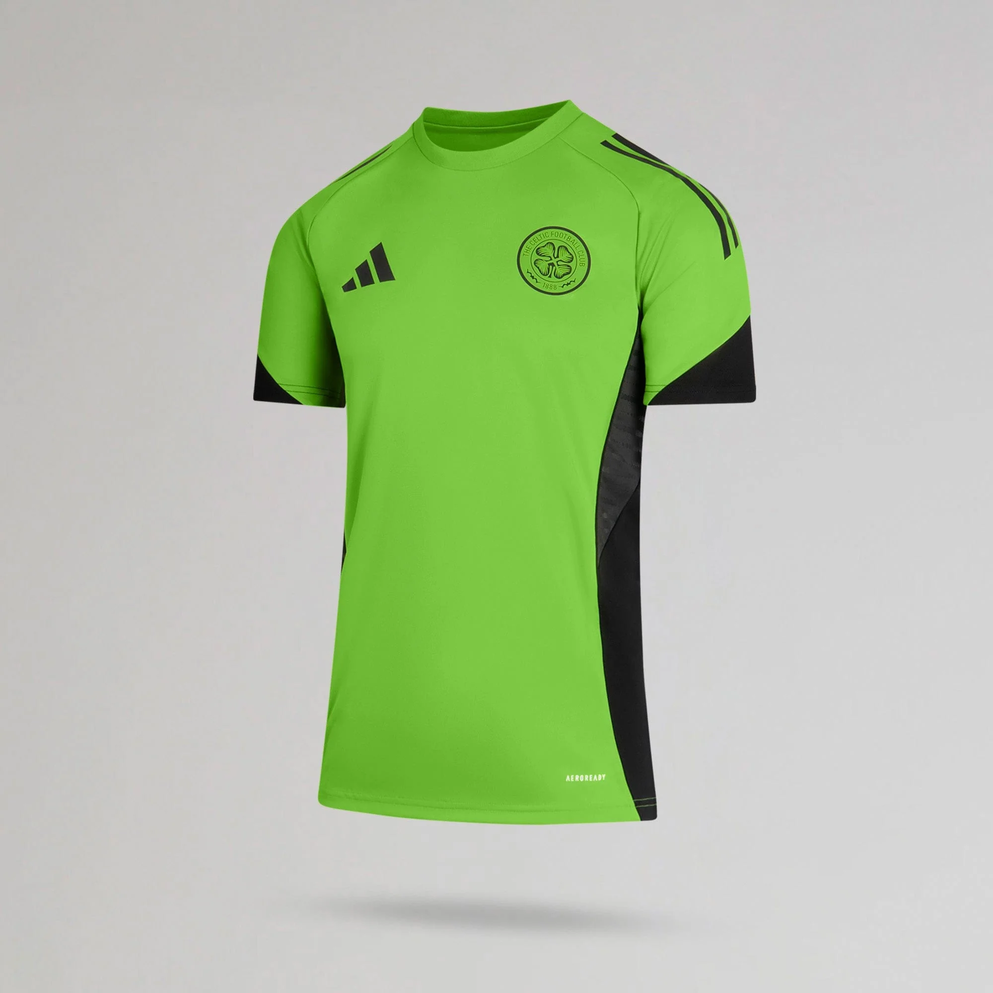 adidas Celtic 2025/26 Green and Black Training Jersey - Image 2