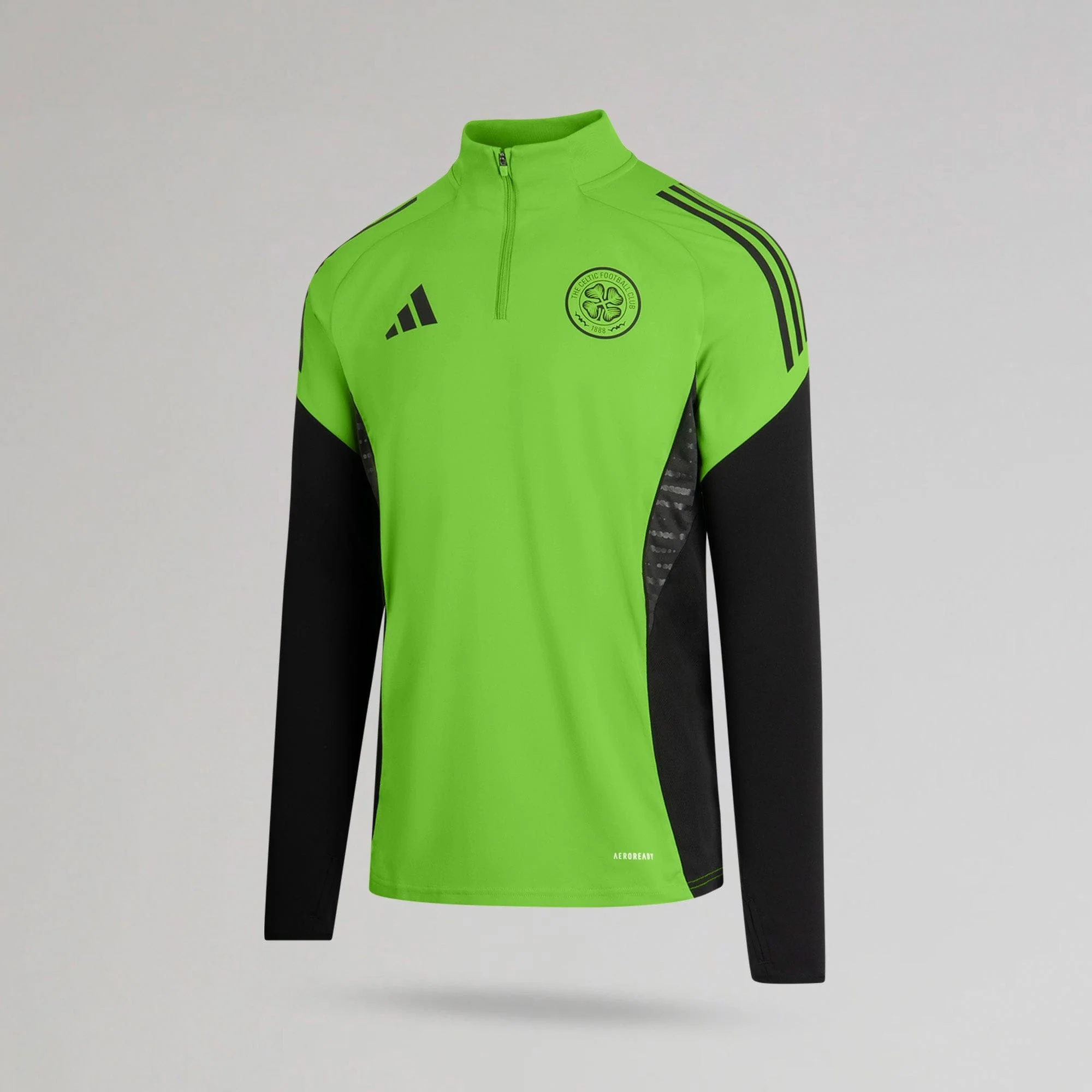 adidas Celtic 2025/26 Green and Black Training Top - Image 2