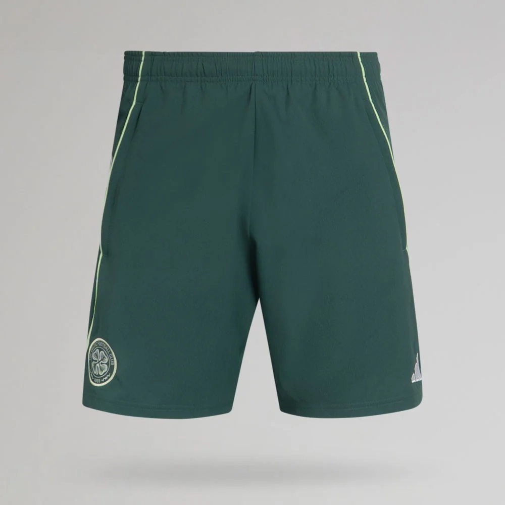 adidas Celtic 2025/26 Green Downtime Training Shorts