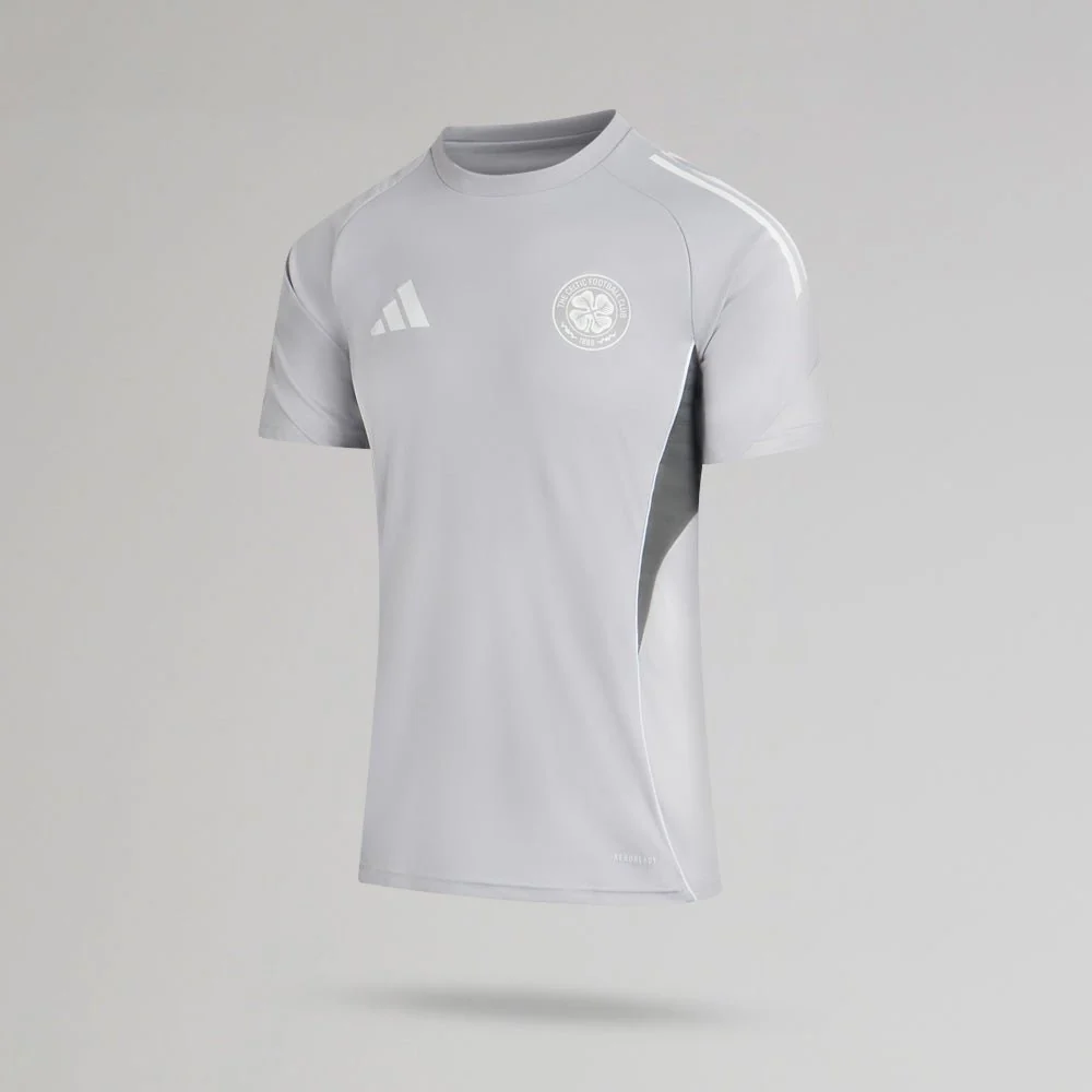 adidas Celtic 2025/26 Grey Training Jersey - Image 2