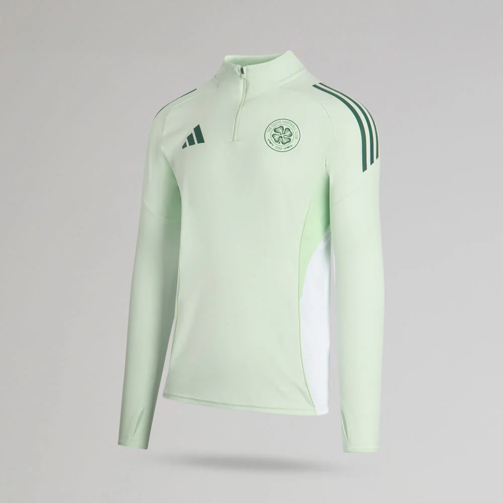 adidas Celtic 2025/26 Mint Green Training Top - Image 2