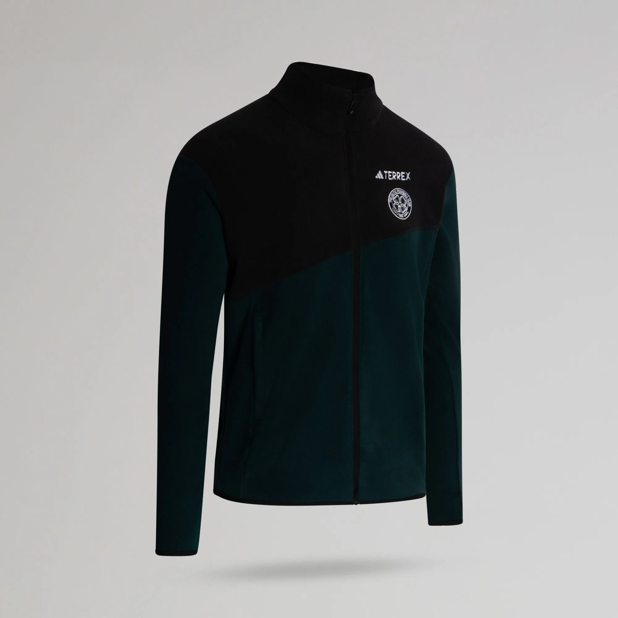 adidas Celtic 2025/26 Terrex Dark Green Fleece - Image 2