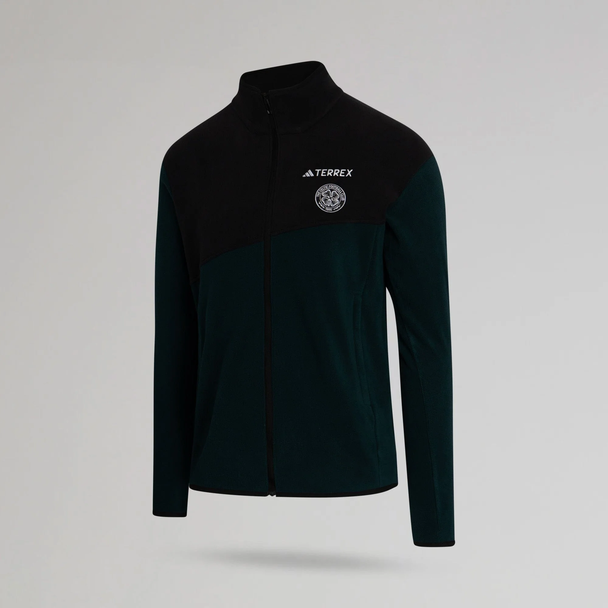 adidas Celtic 2025/26 Terrex Dark Green Fleece - Image 3