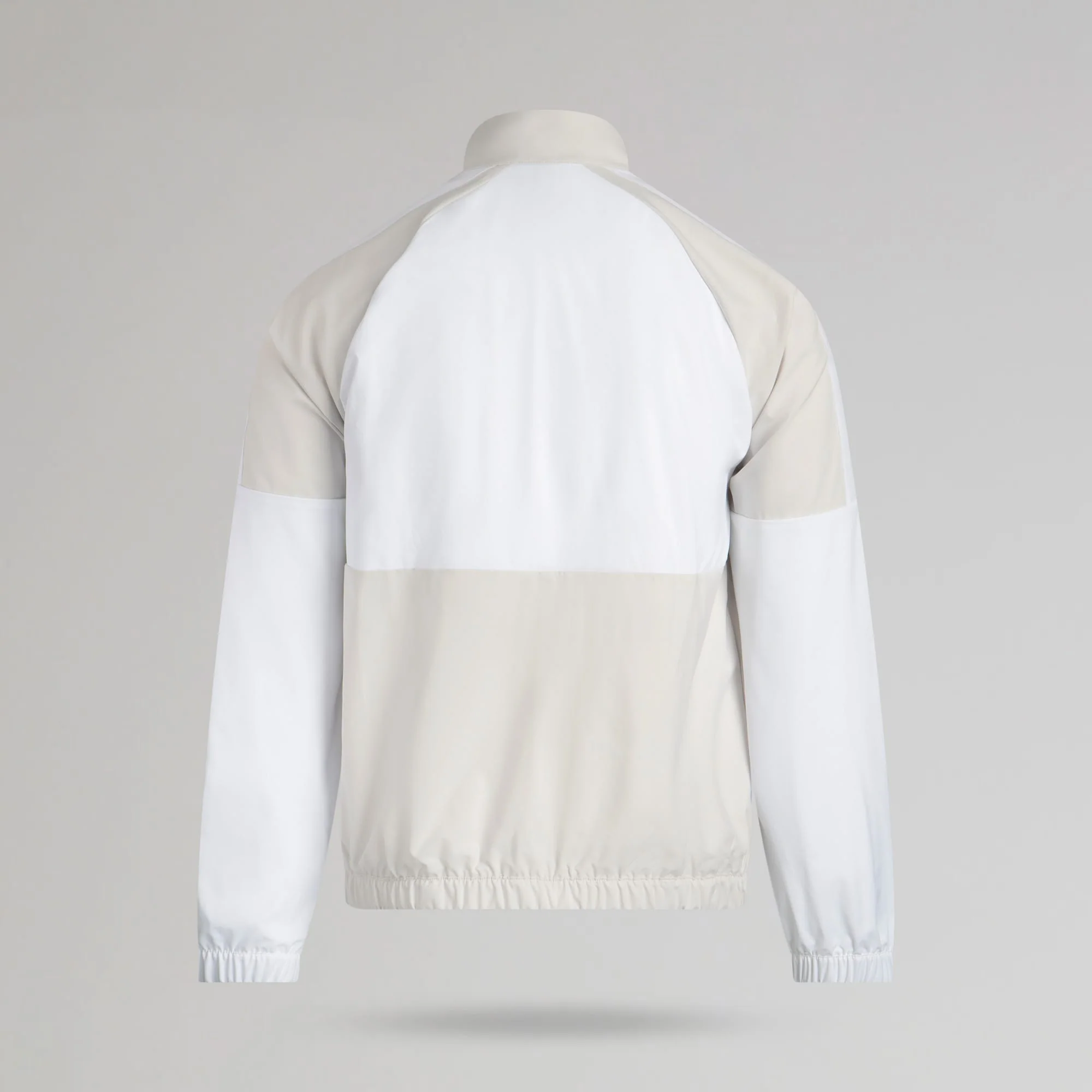 adidas Celtic Golf Beyond Twistweave Full Zip White & Beige Windbreaker - Image 4