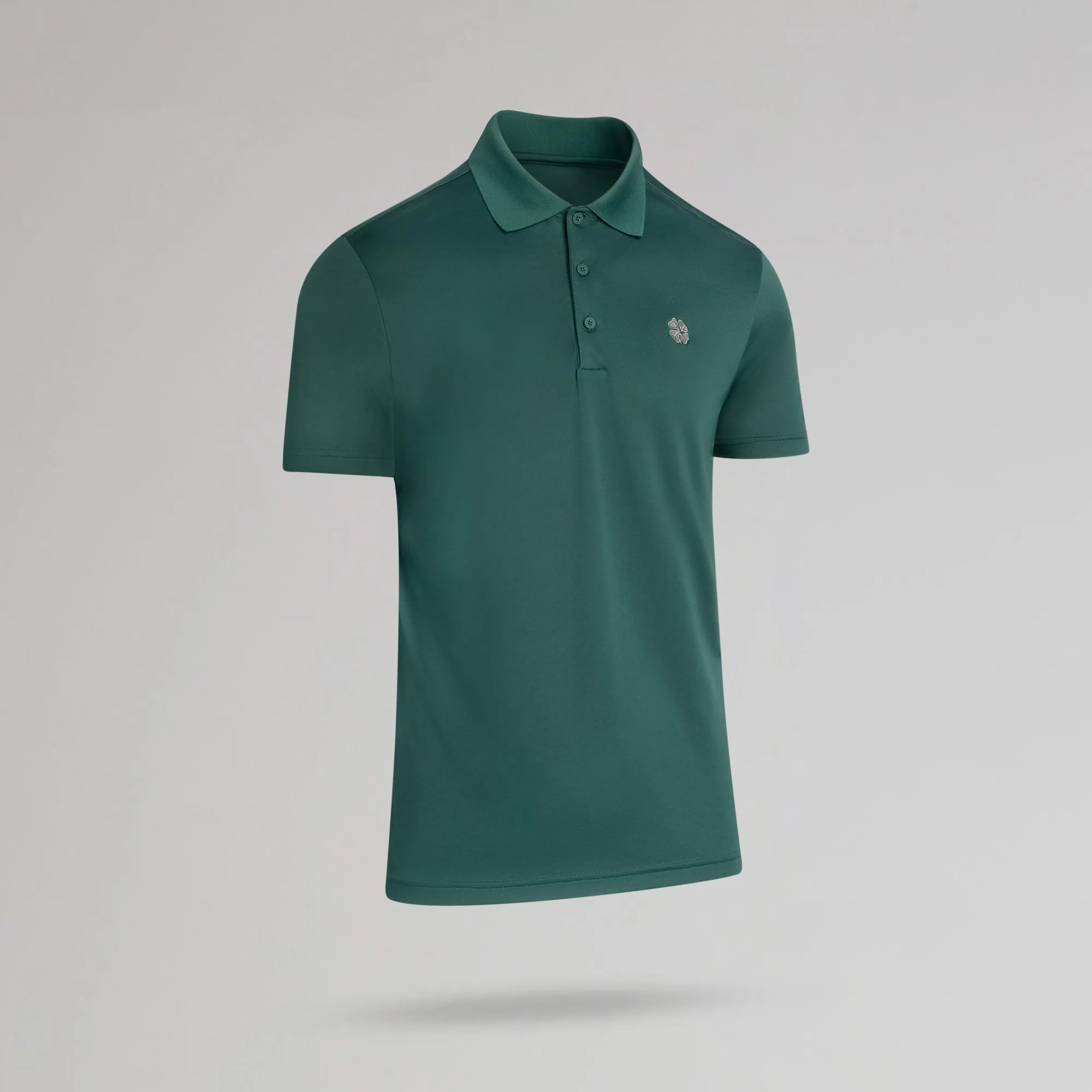 adidas Celtic Golf Core Performance Dark Green Polo Shirt - Image 3