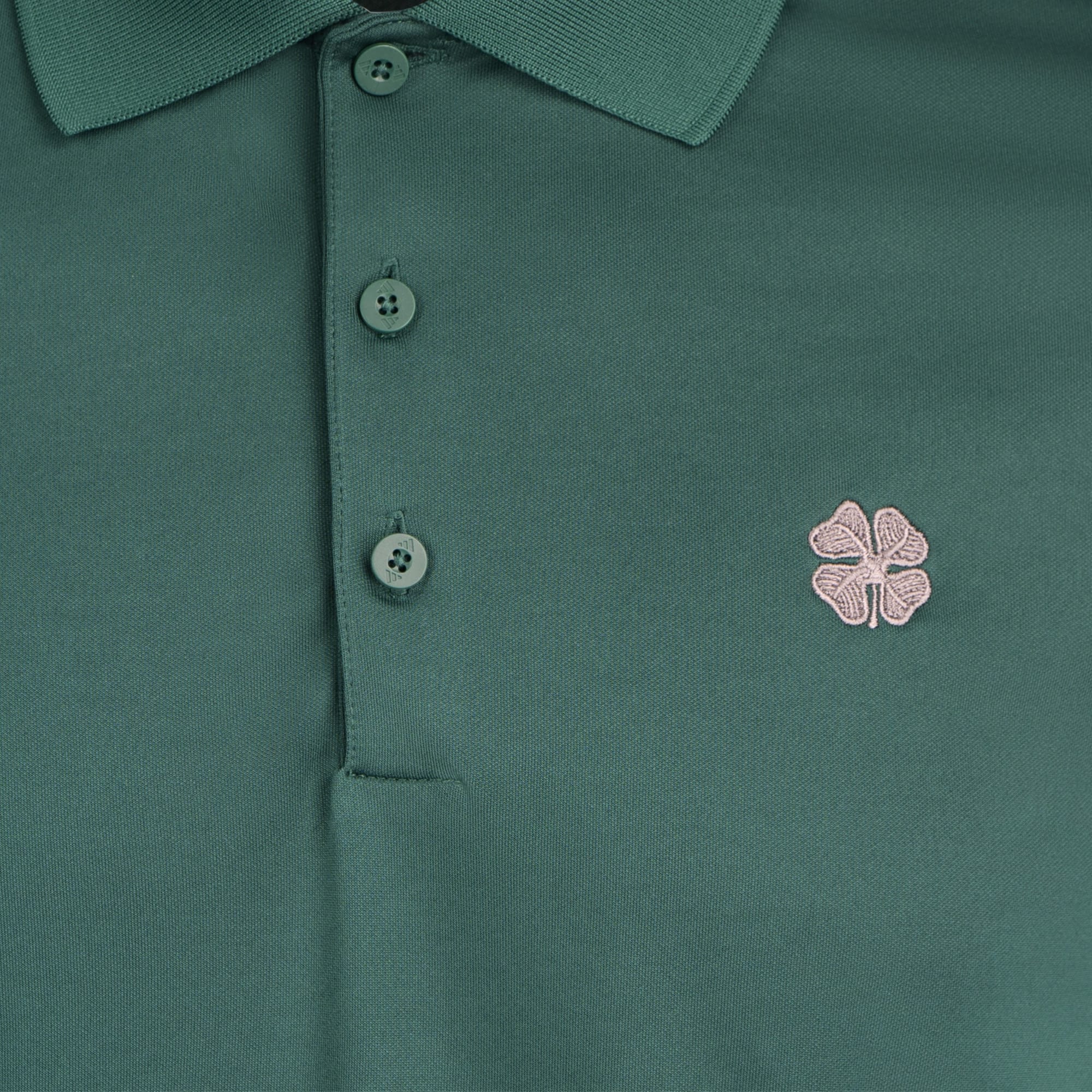 adidas Celtic Golf Core Performance Dark Green Polo Shirt - Image 5
