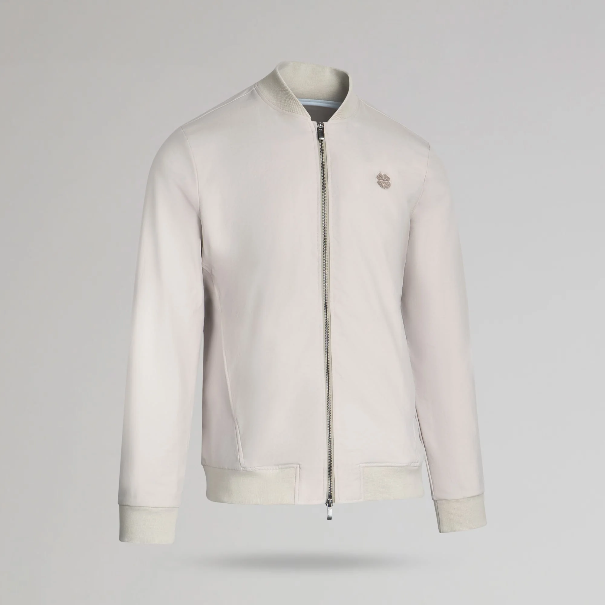 adidas Celtic Golf Ultimate 365+ Full Zip Beige Jacket - Image 3