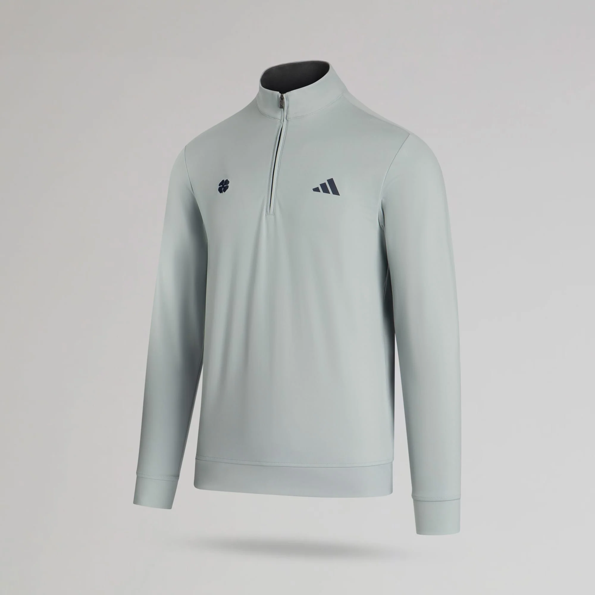 adidas Celtic Golf Ultimate 65 Classic Light Green Quarter Zip - Image 2