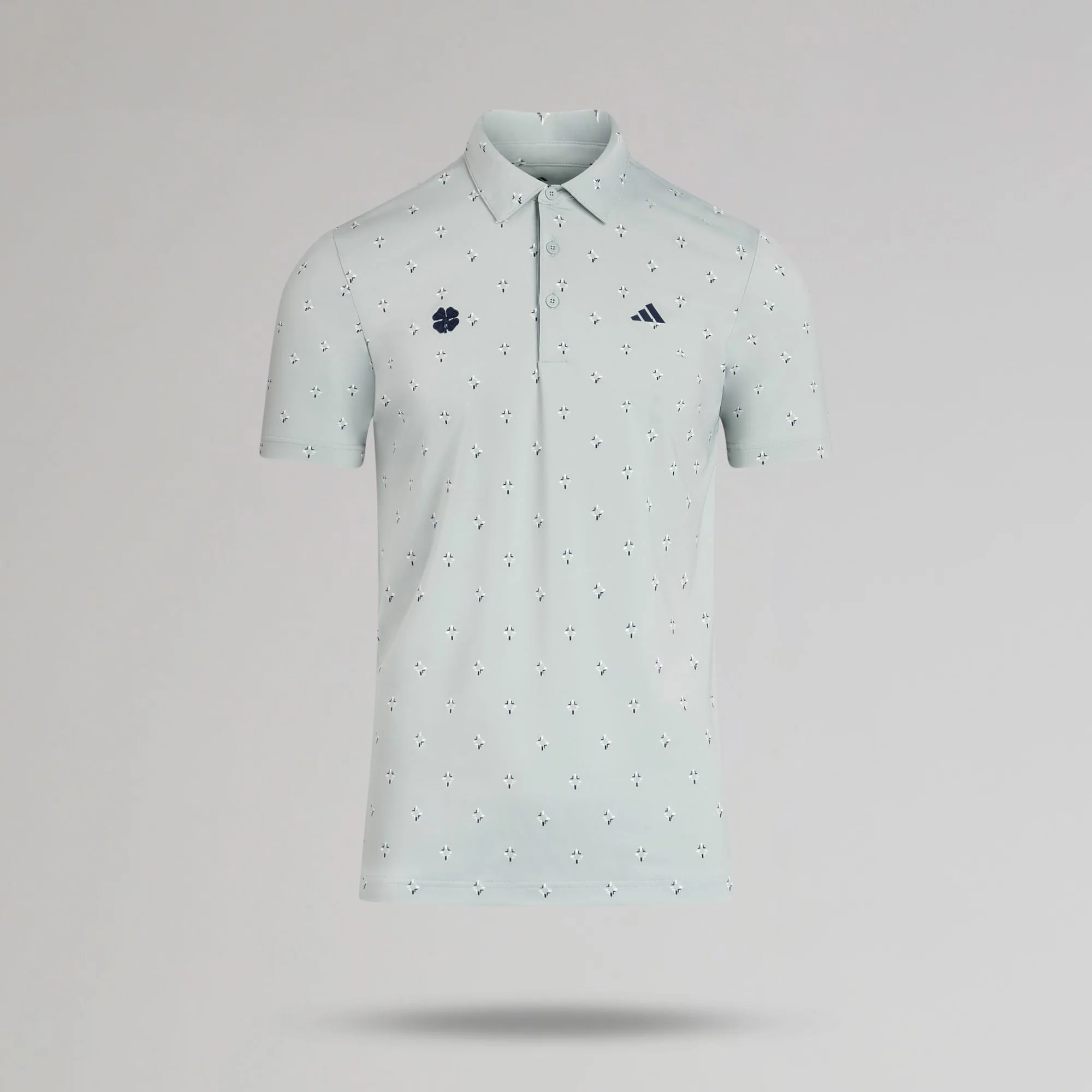 adidas Celtic Golf Ultimate365 Climacool Essence Print Green Polo Shirt