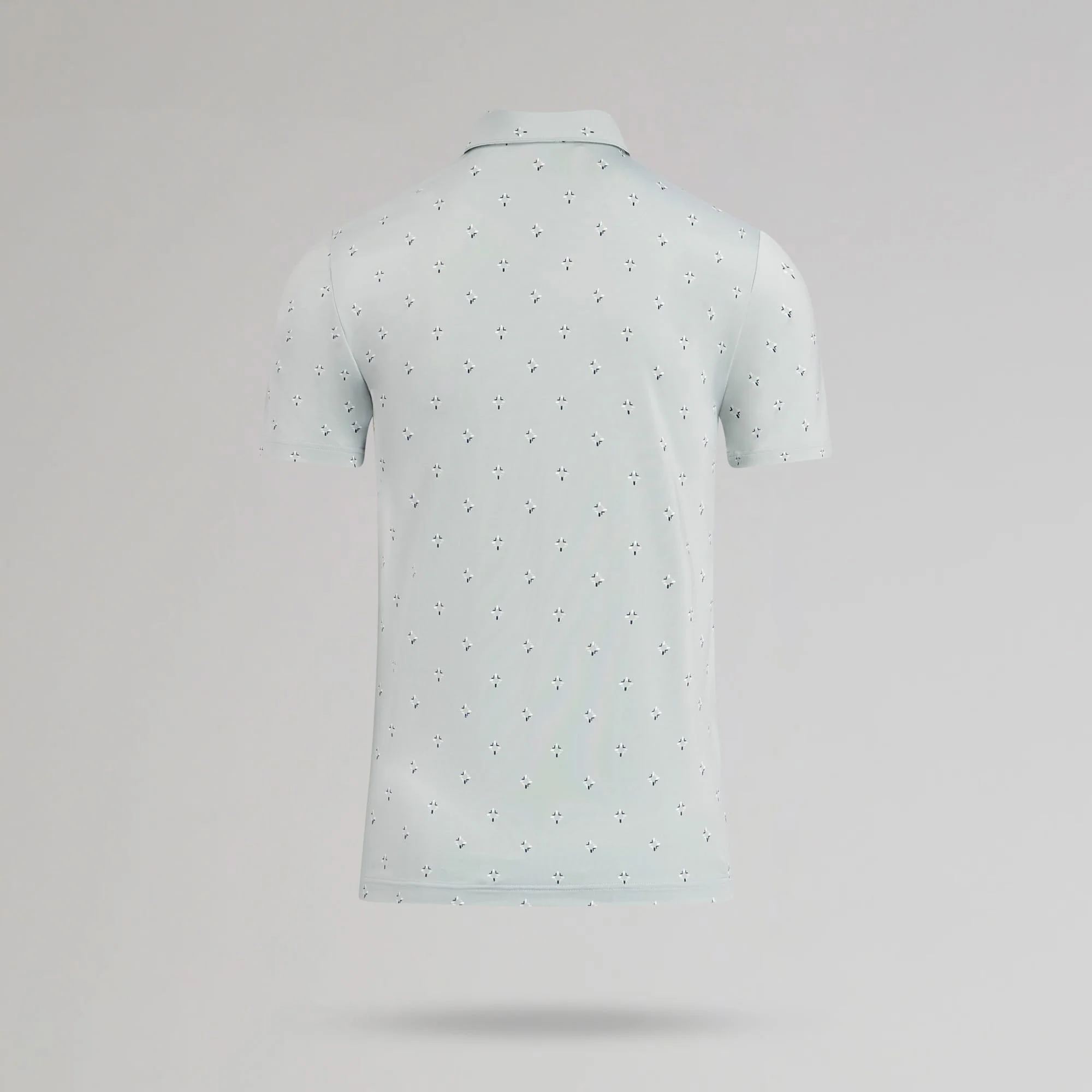 adidas Celtic Golf Ultimate365 Climacool Essence Print Green Polo Shirt - Image 4