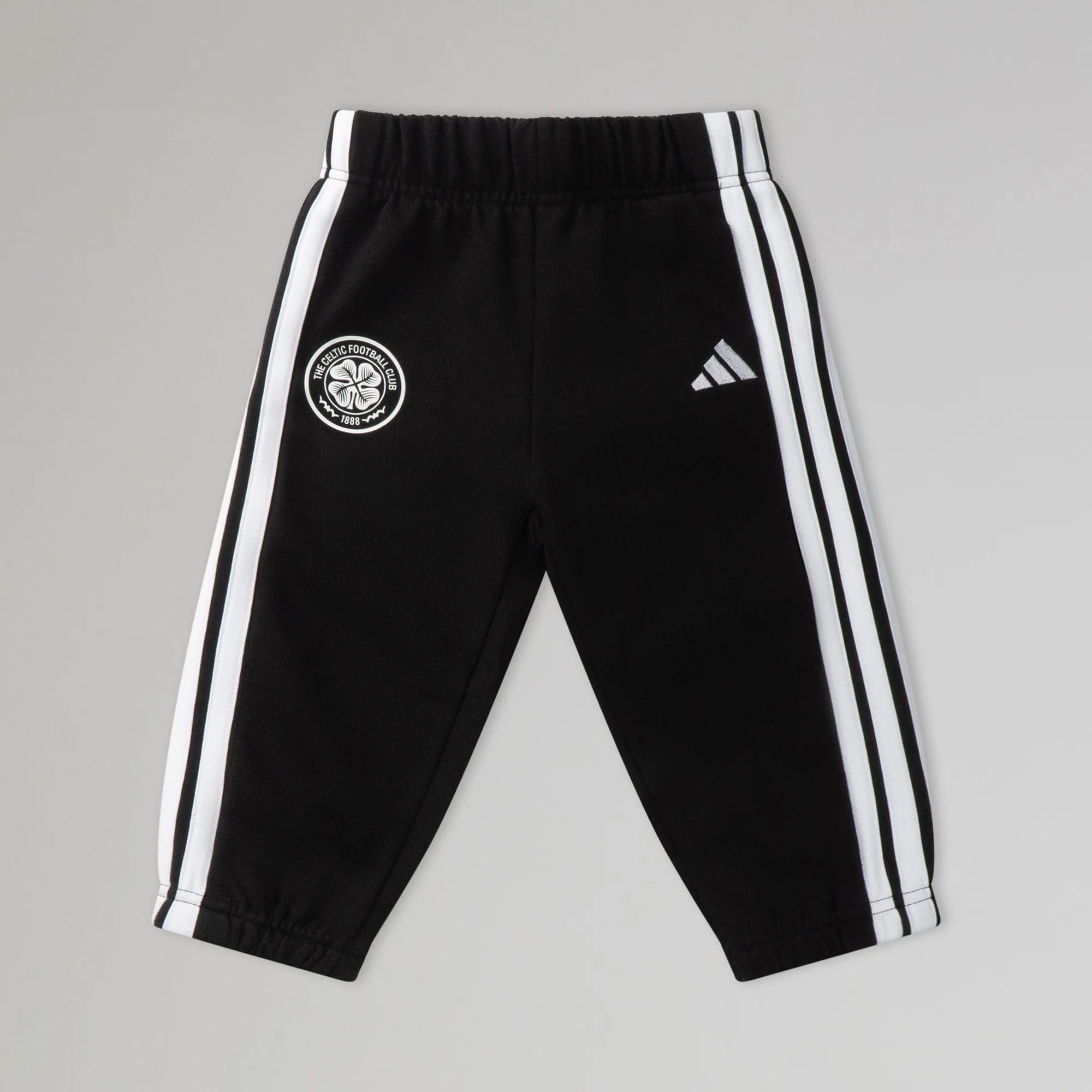 adidas Celtic Infant Black Tracksuit - Image 4