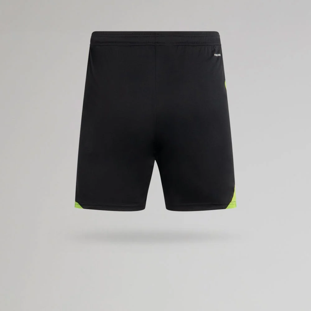 adidas Celtic Junior 2025/26 Black and Neon Green Training Shorts - Image 4