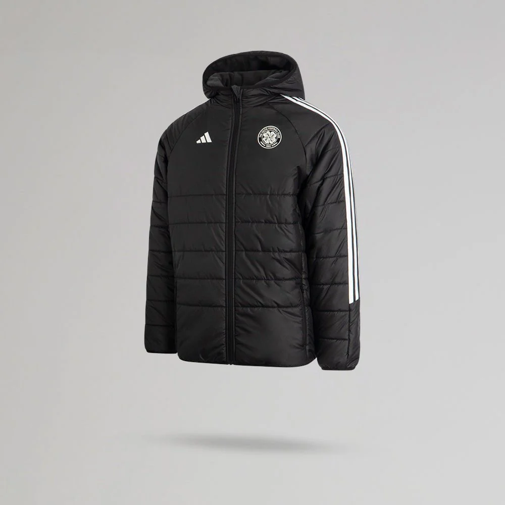 adidas Celtic Junior 2025/26 Black Winter Jacket - Image 2