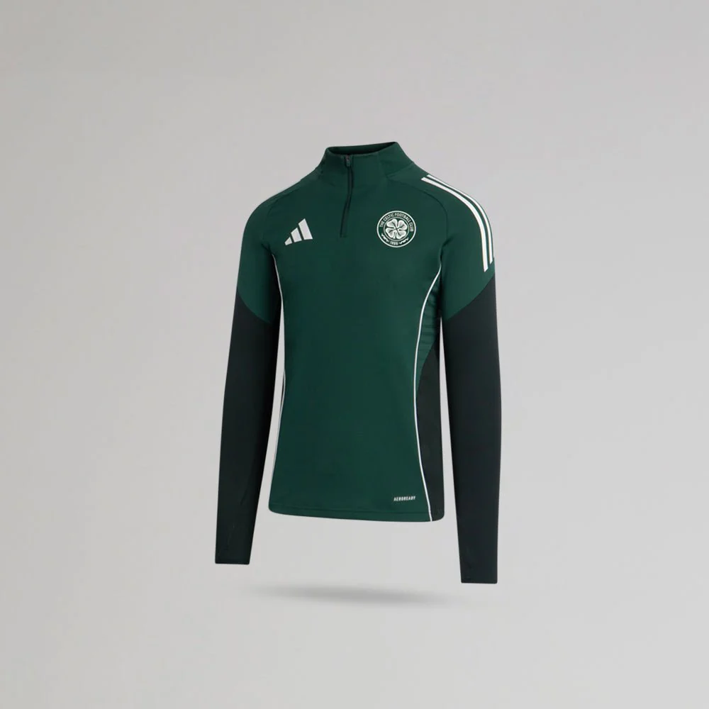 adidas Celtic Junior 2025/26 Dark Green Training Top - Image 2