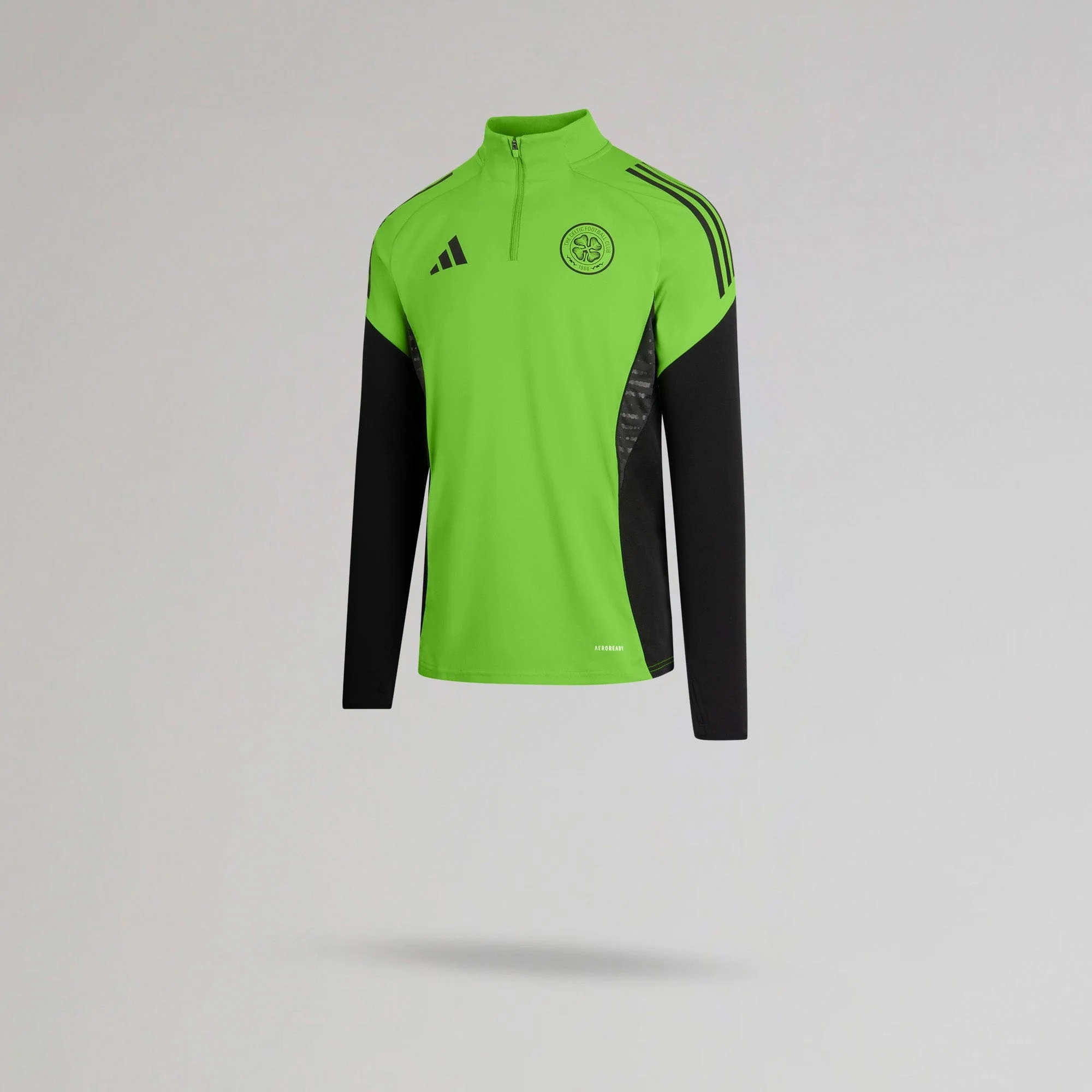 adidas Celtic Junior 2025/26 Green and Black Training Top - Image 2
