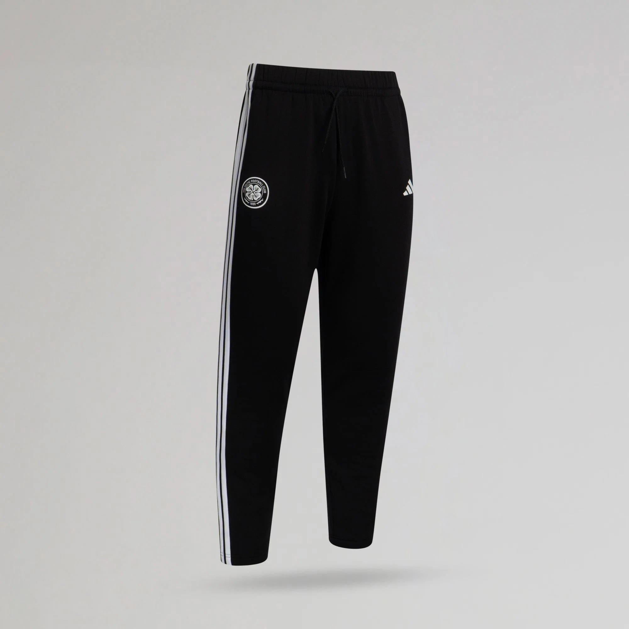 adidas Celtic Junior Black Tracksuit - Image 7
