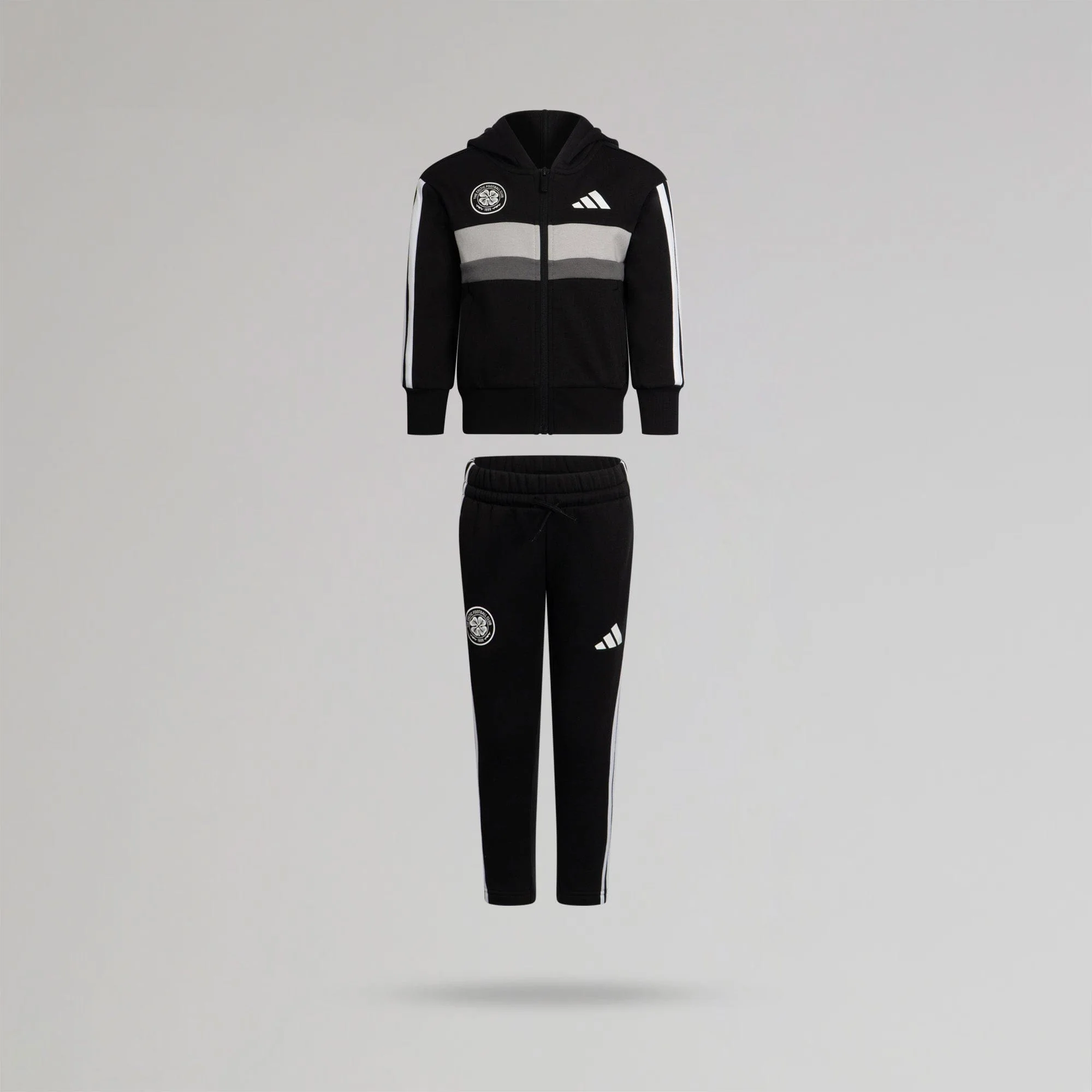 adidas Celtic Junior Black Tracksuit
