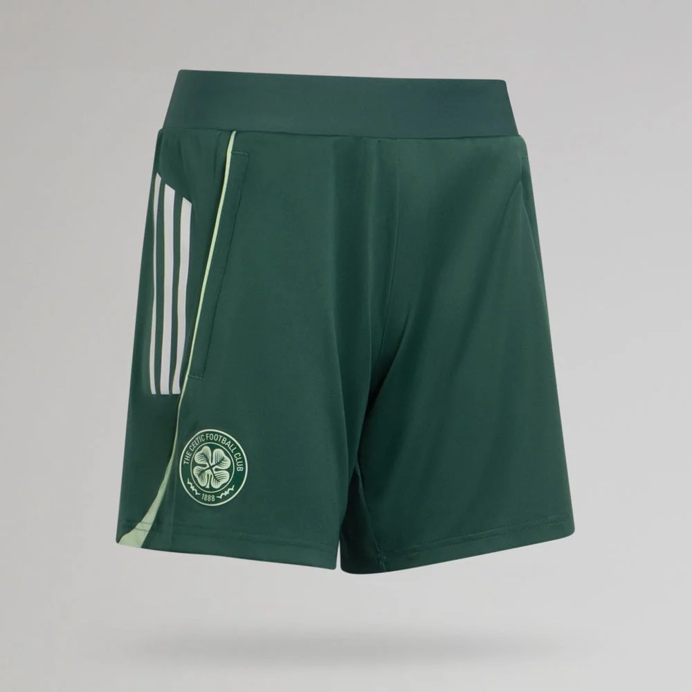 adidas Celtic Women's 2025/26 Green Training Shorts - Image 2