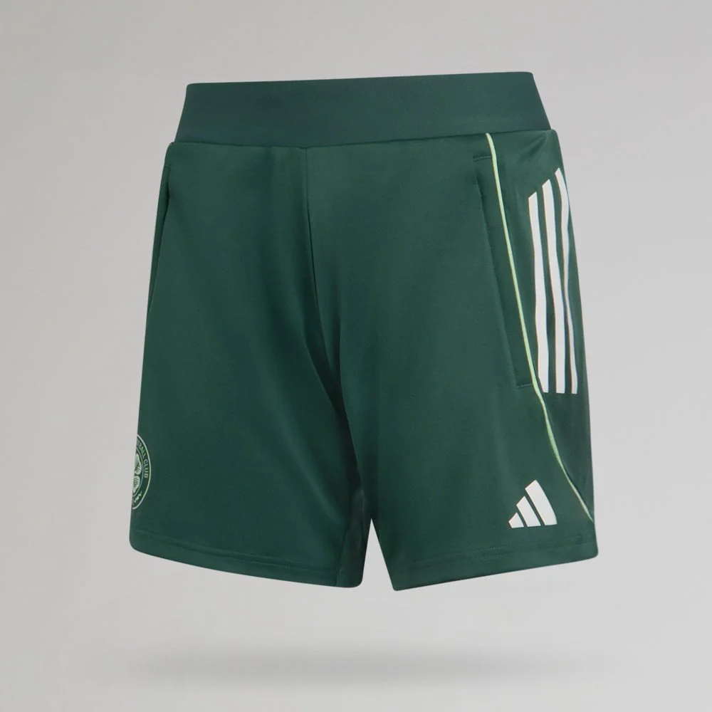 adidas Celtic Women's 2025/26 Green Training Shorts - Image 3