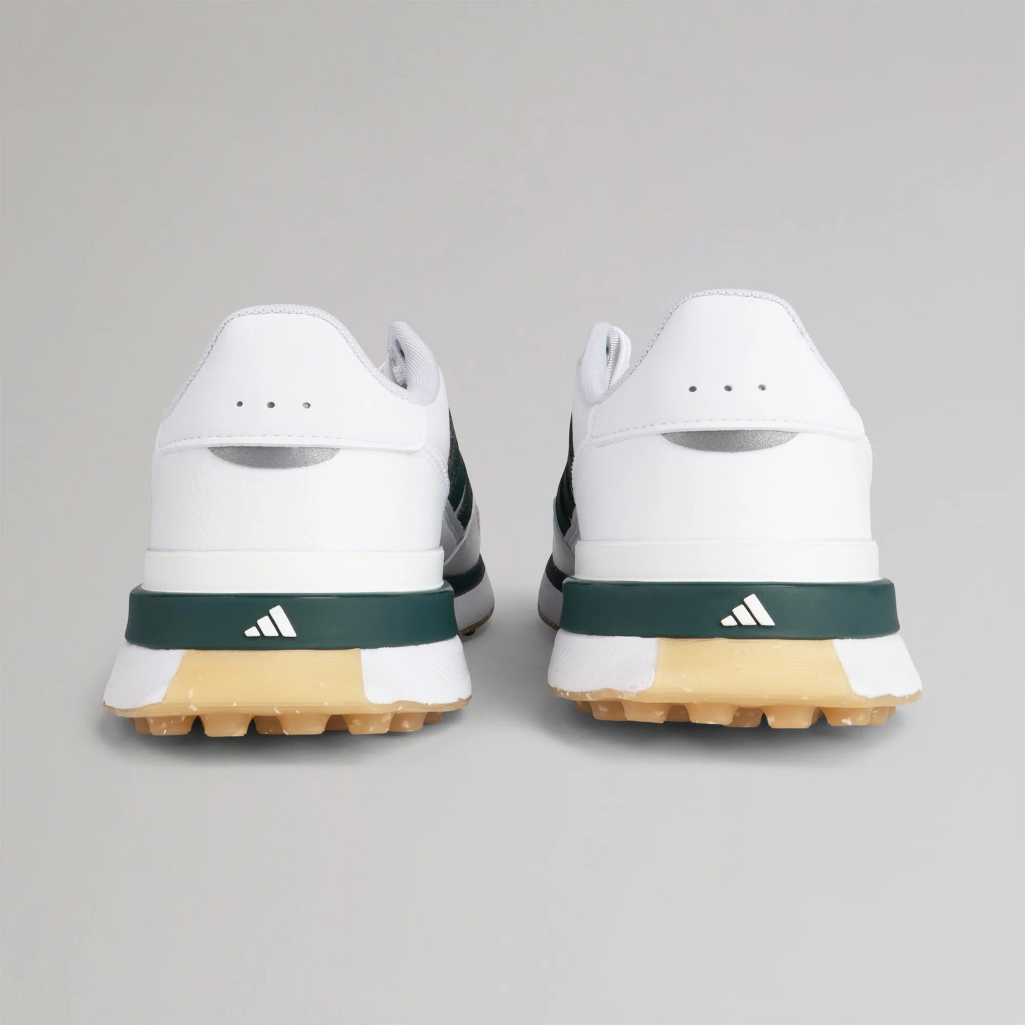 adidas Leather White Spikeless Golf Trainer - Image 3