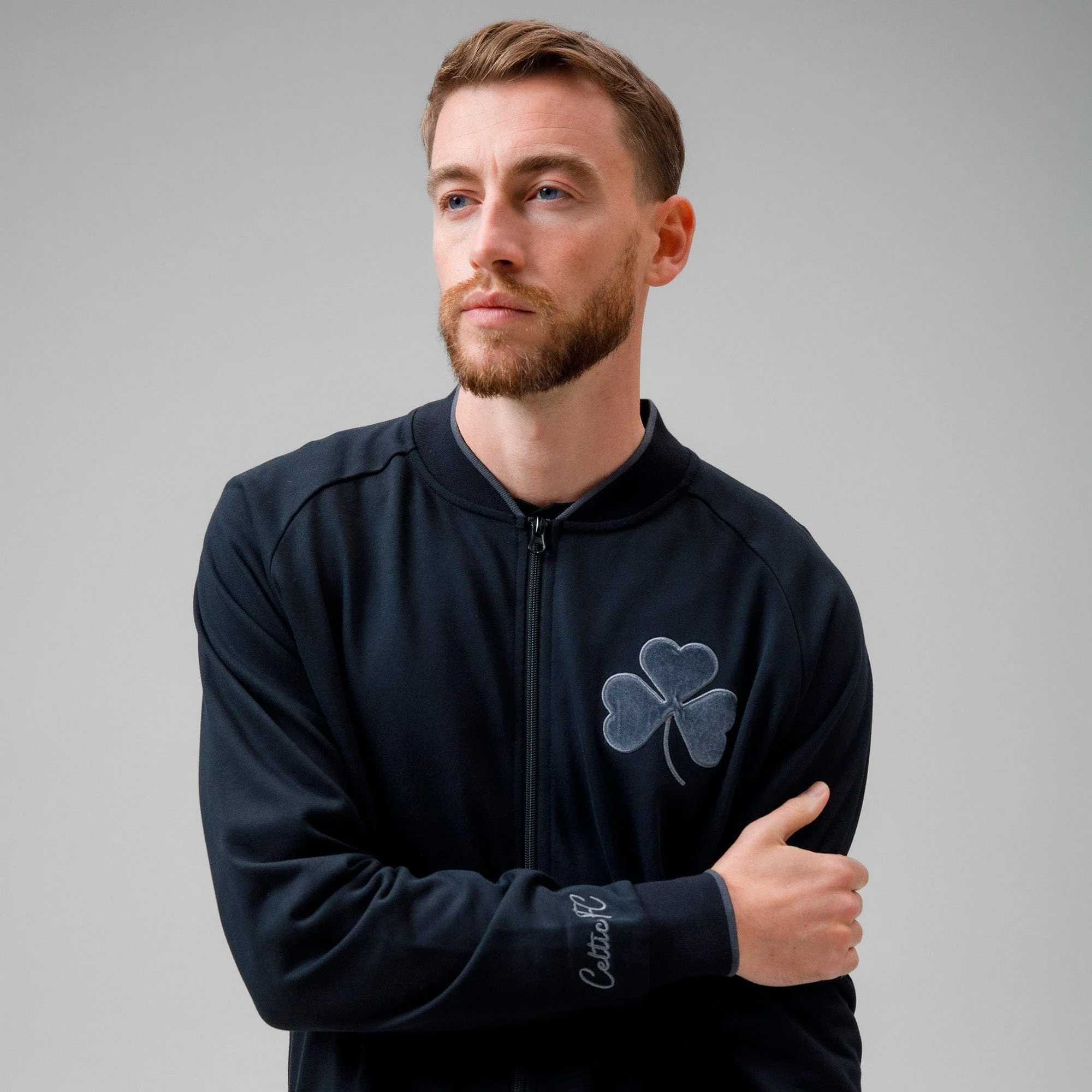 Celtic 1925 Retro Blackout Track Top - Image 5