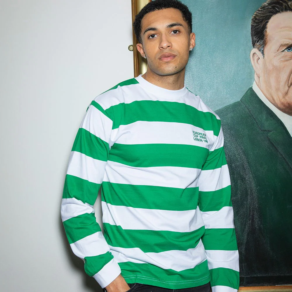 Celtic 1967 Long Sleeve Retro Jersey - Image 2