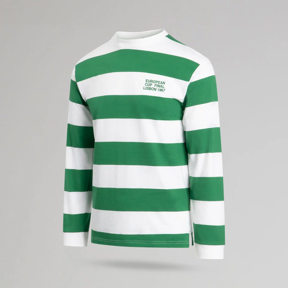 Celtic 1967 Long Sleeve Retro Jersey - Image 6