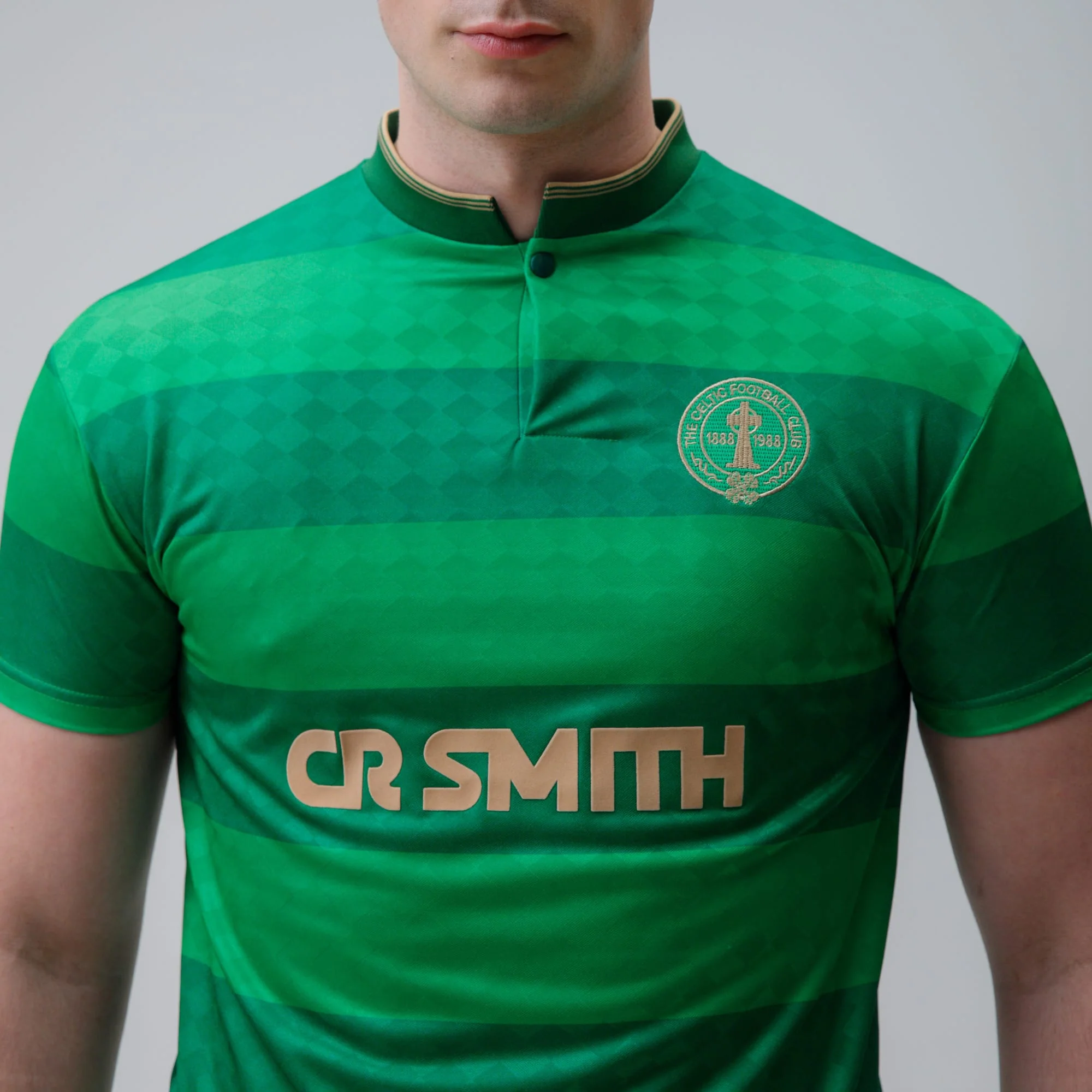 Celtic 1988 Gold Greenout Centenary Retro Jersey - Image 4