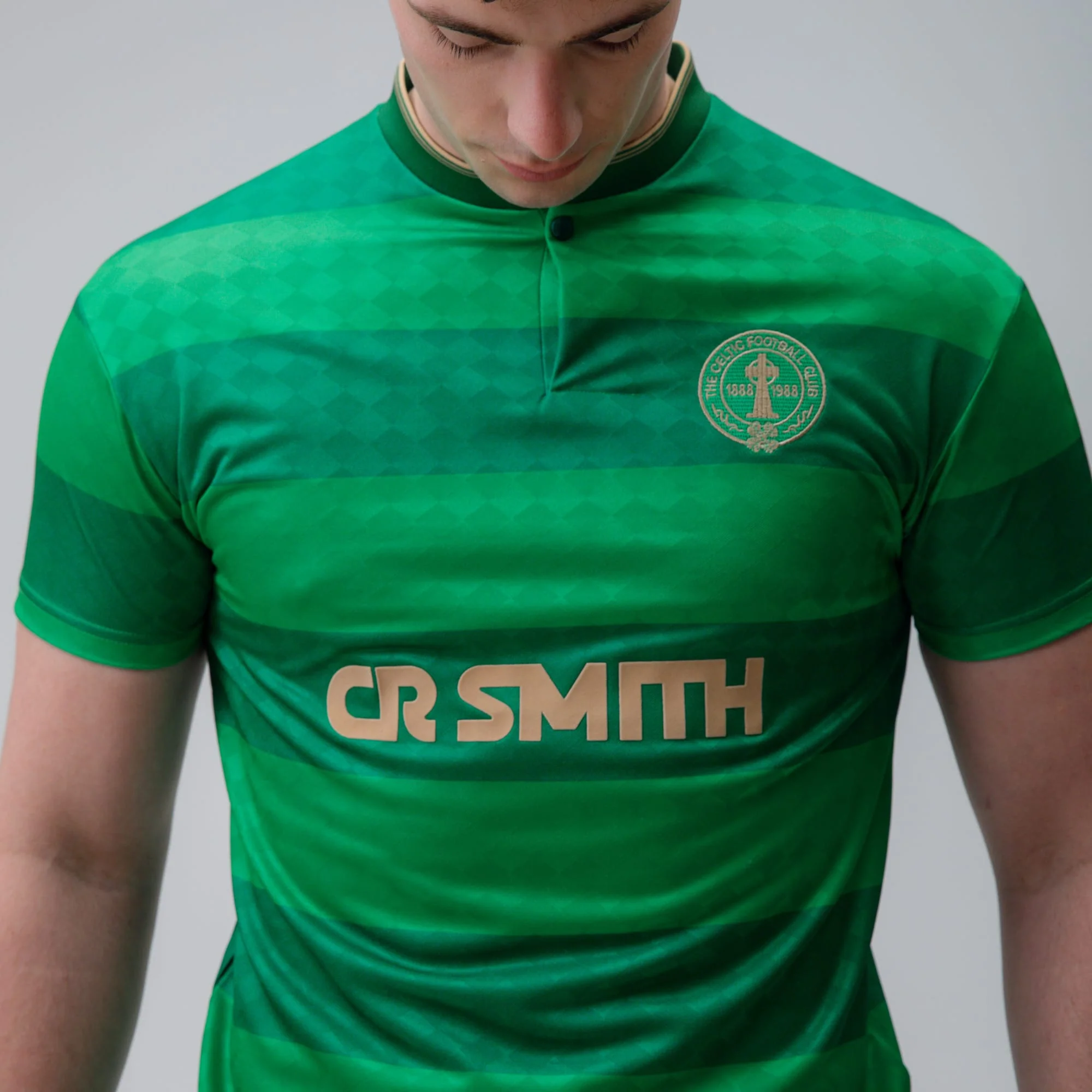 Celtic 1988 Gold Greenout Centenary Retro Jersey - Image 5
