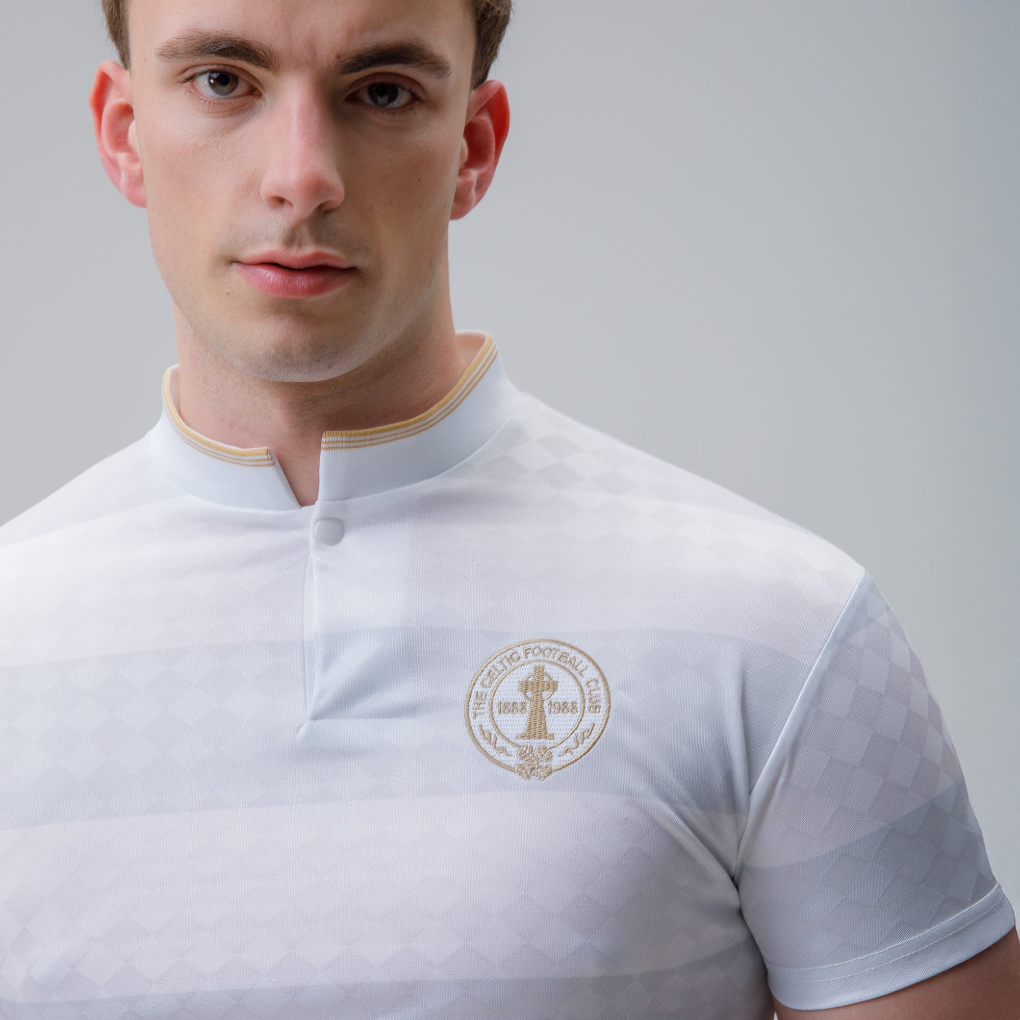 Celtic 1988 Gold Whiteout Centenary Retro Jersey - Image 4