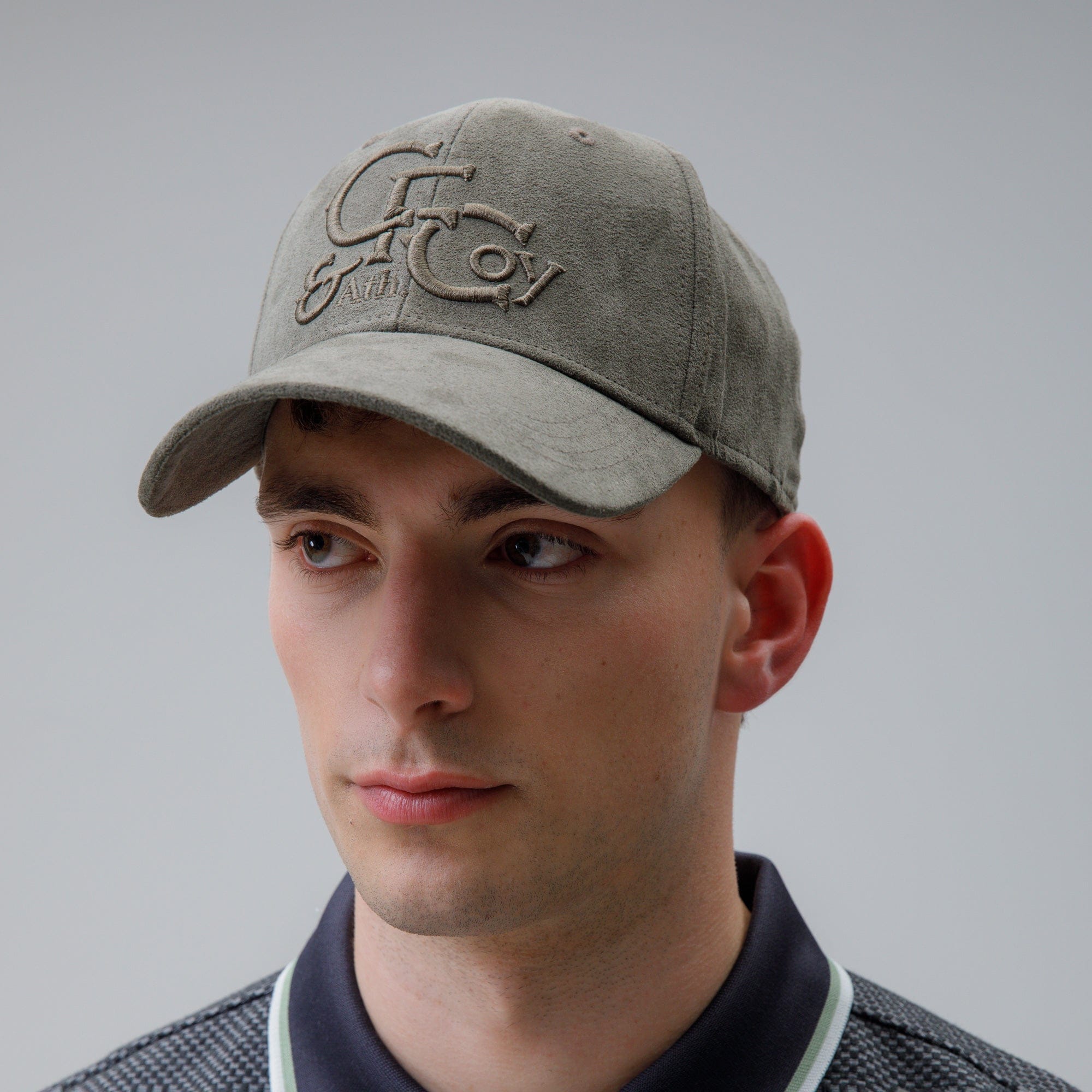 Celtic Adult Khaki Suede Cap - Image 2