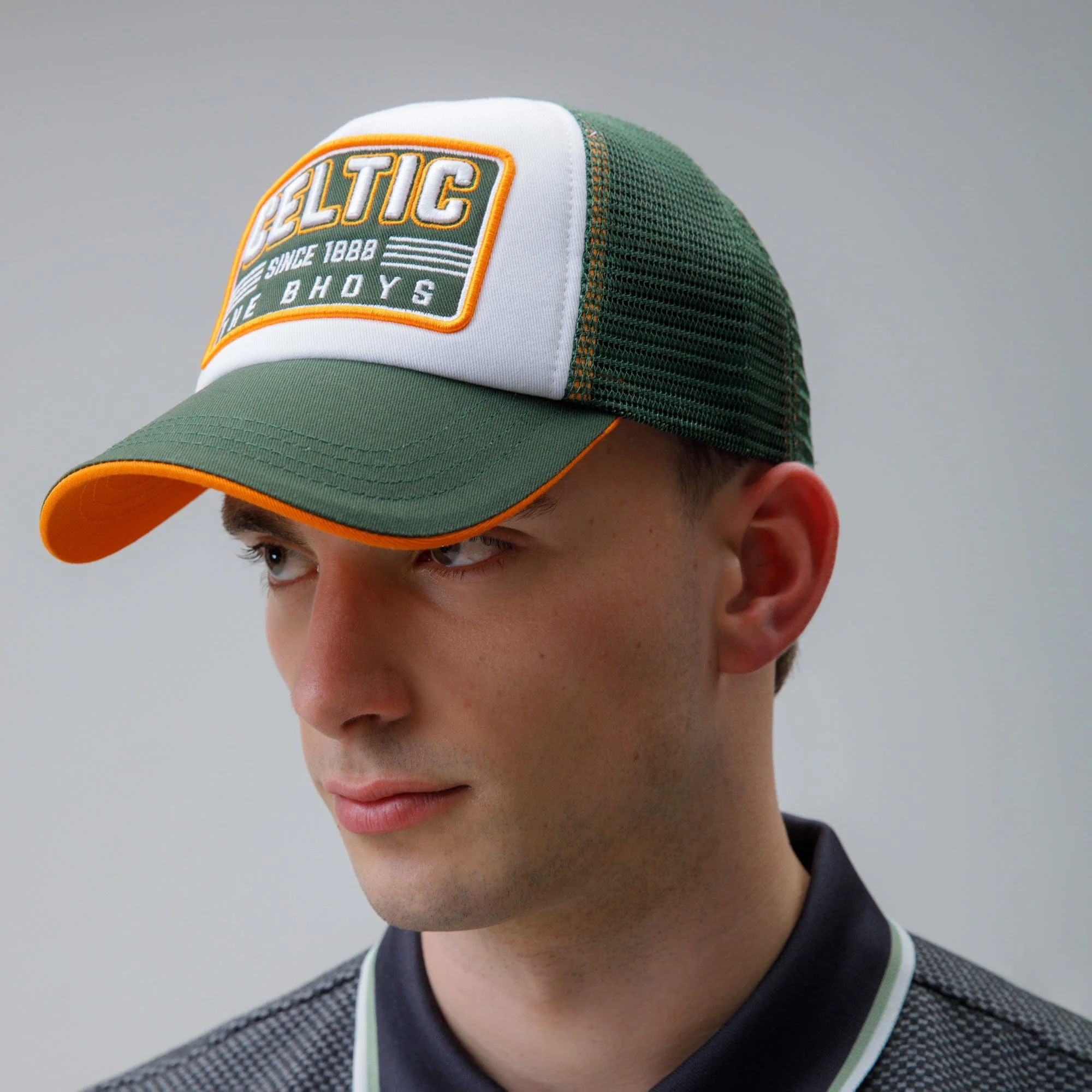 Celtic Adult Patch Trucker Cap - Image 2