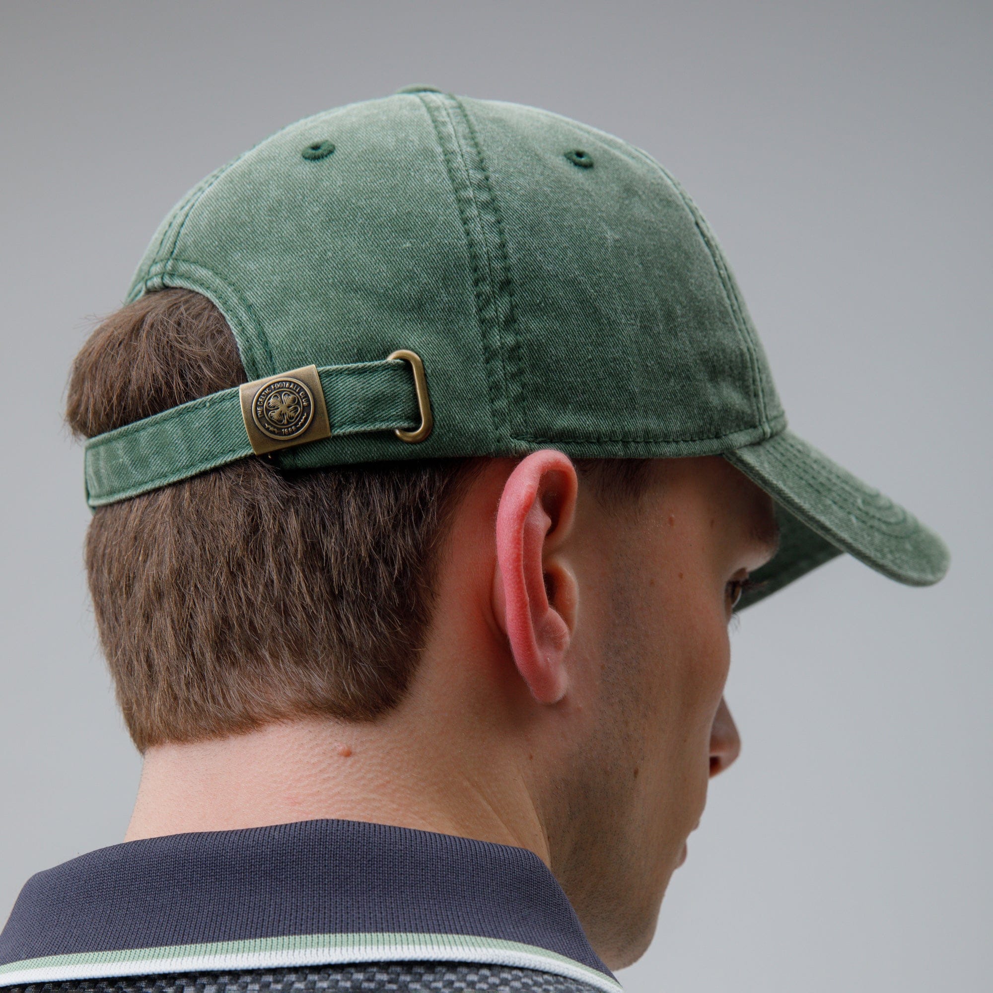 Celtic Adult Washed Green Cap - Image 3