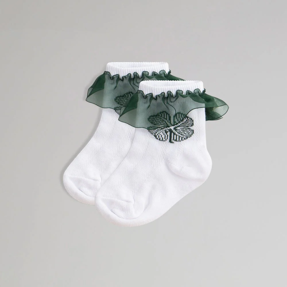 Celtic Baby 2 Pack Frilly Socks - Image 3