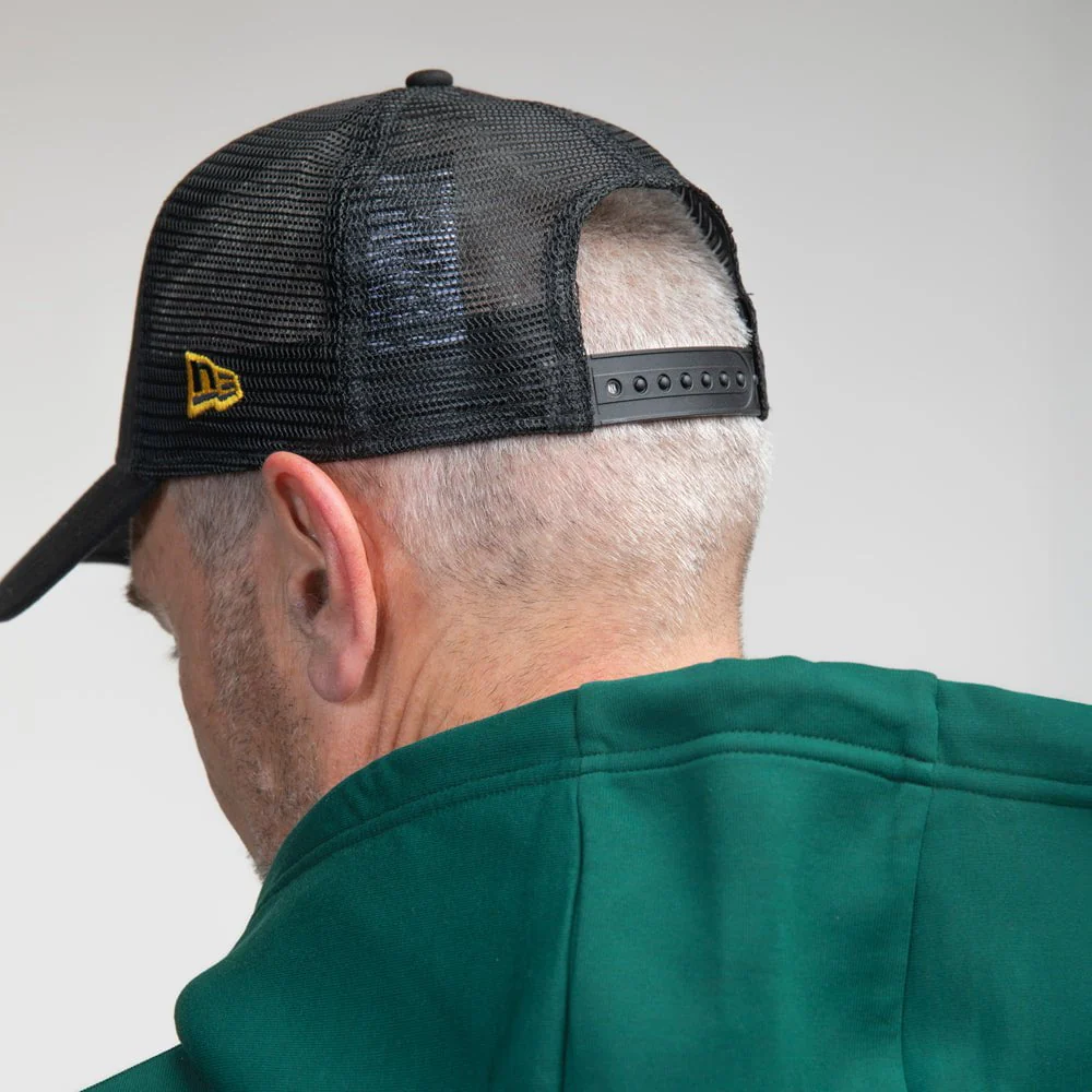 Celtic Black and Yellow New Era Trucker Cap - Image 3