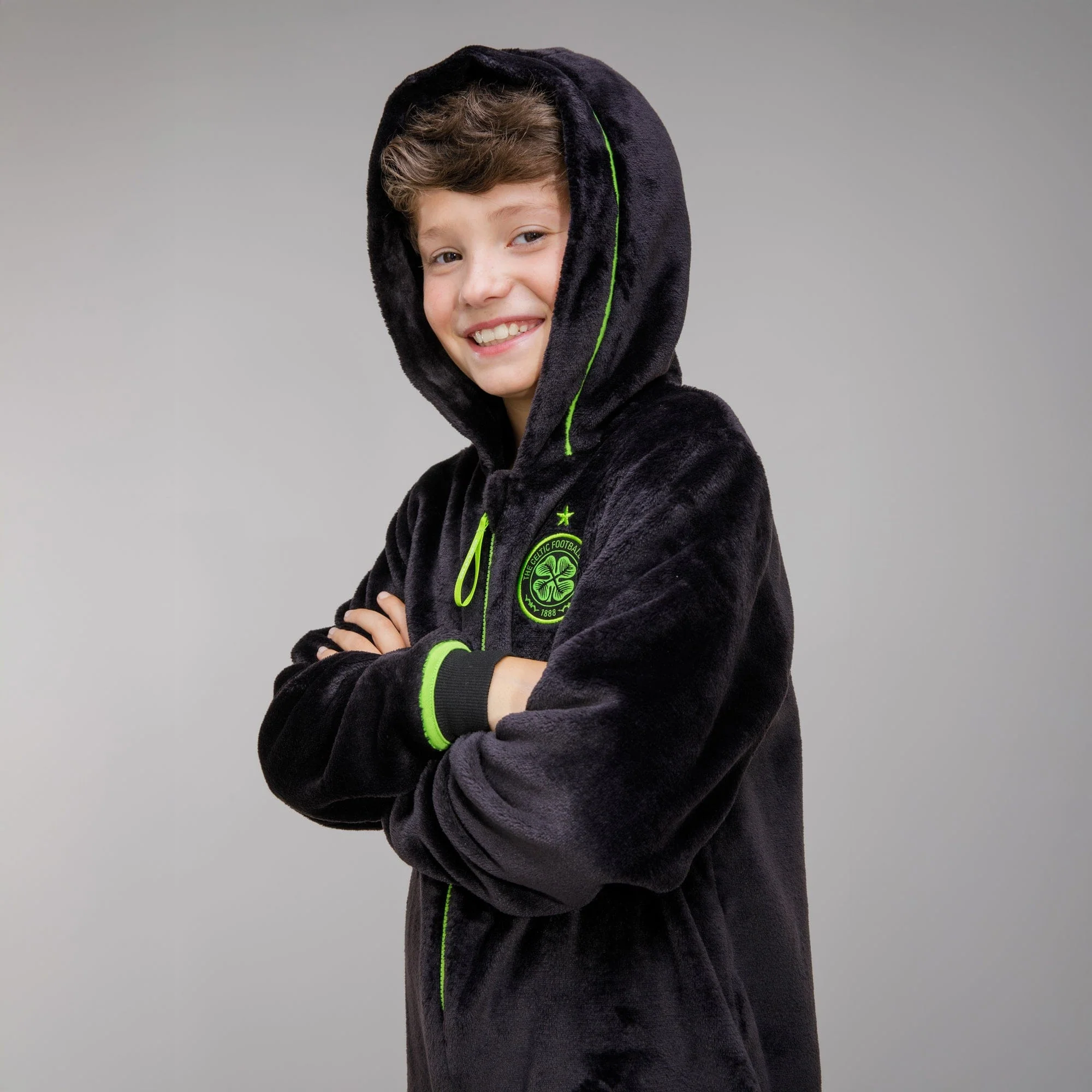 Celtic Junior Black Onesie - Image 3