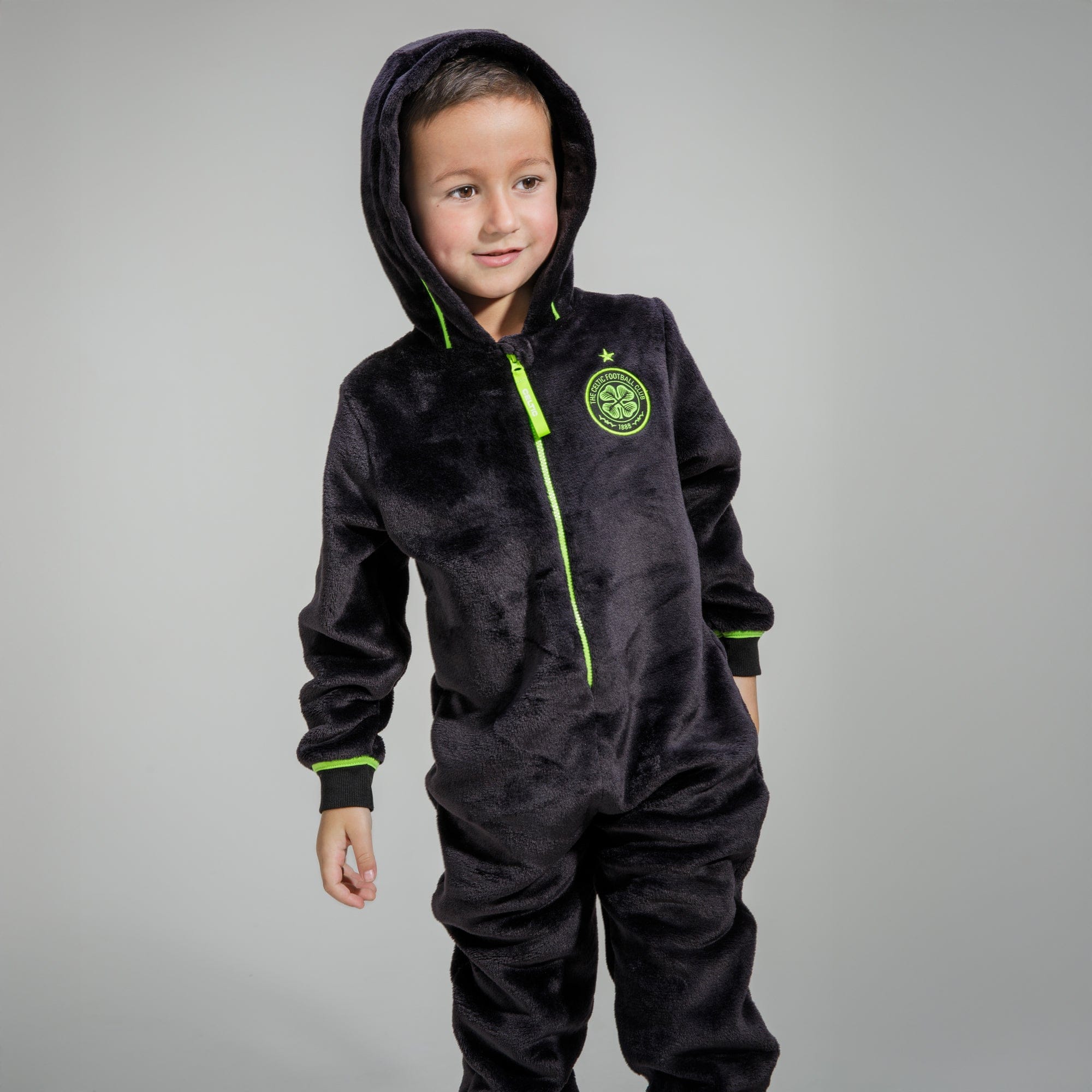 Celtic Junior Black Onesie - Image 7