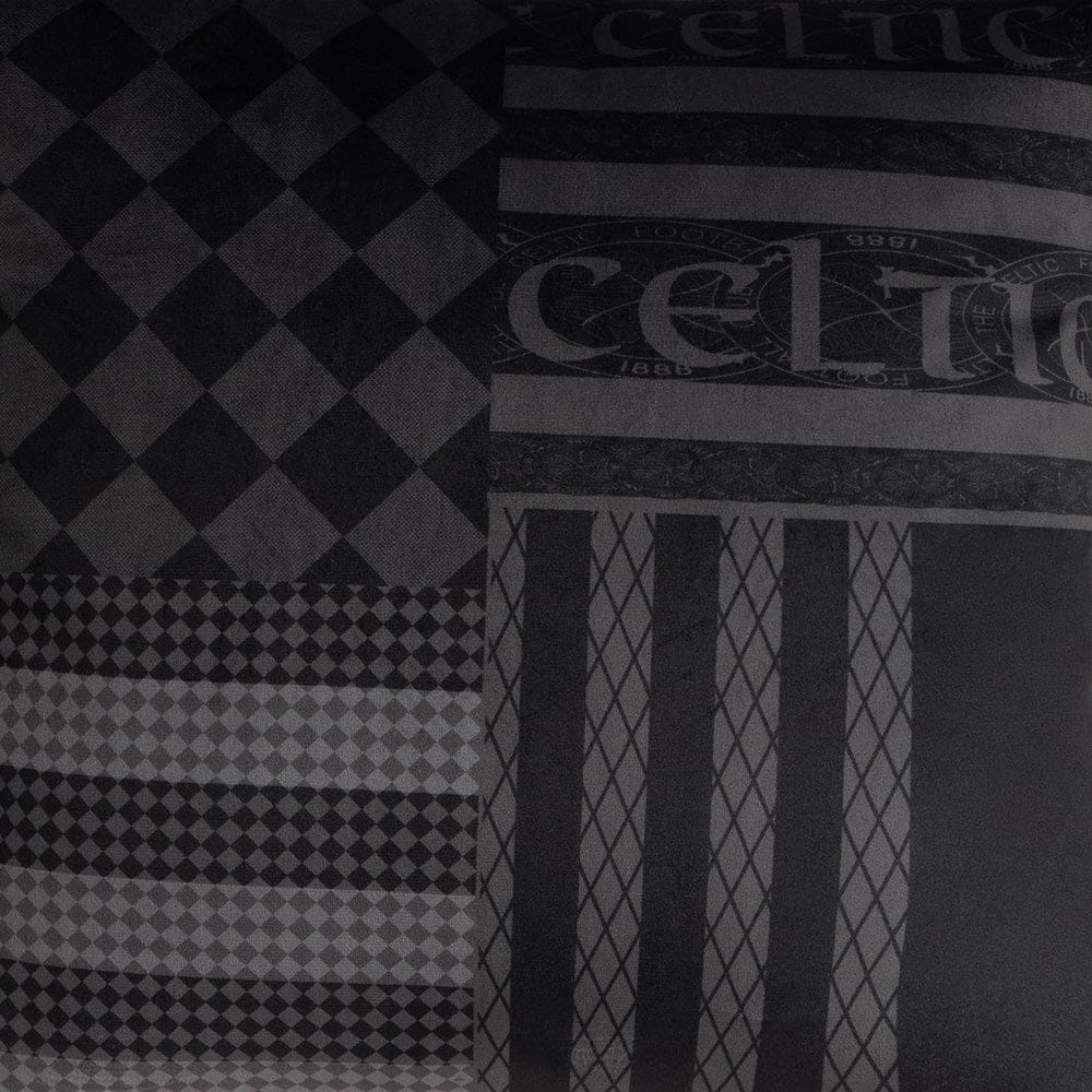 Celtic Blackout Retro Cushion - Image 3