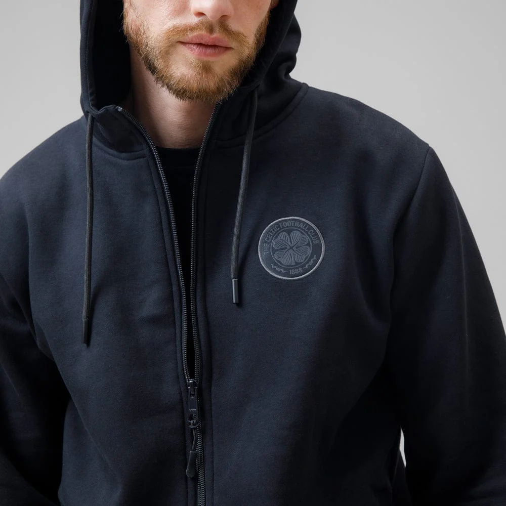 Celtic Blackout Zip Hoodie - Image 5