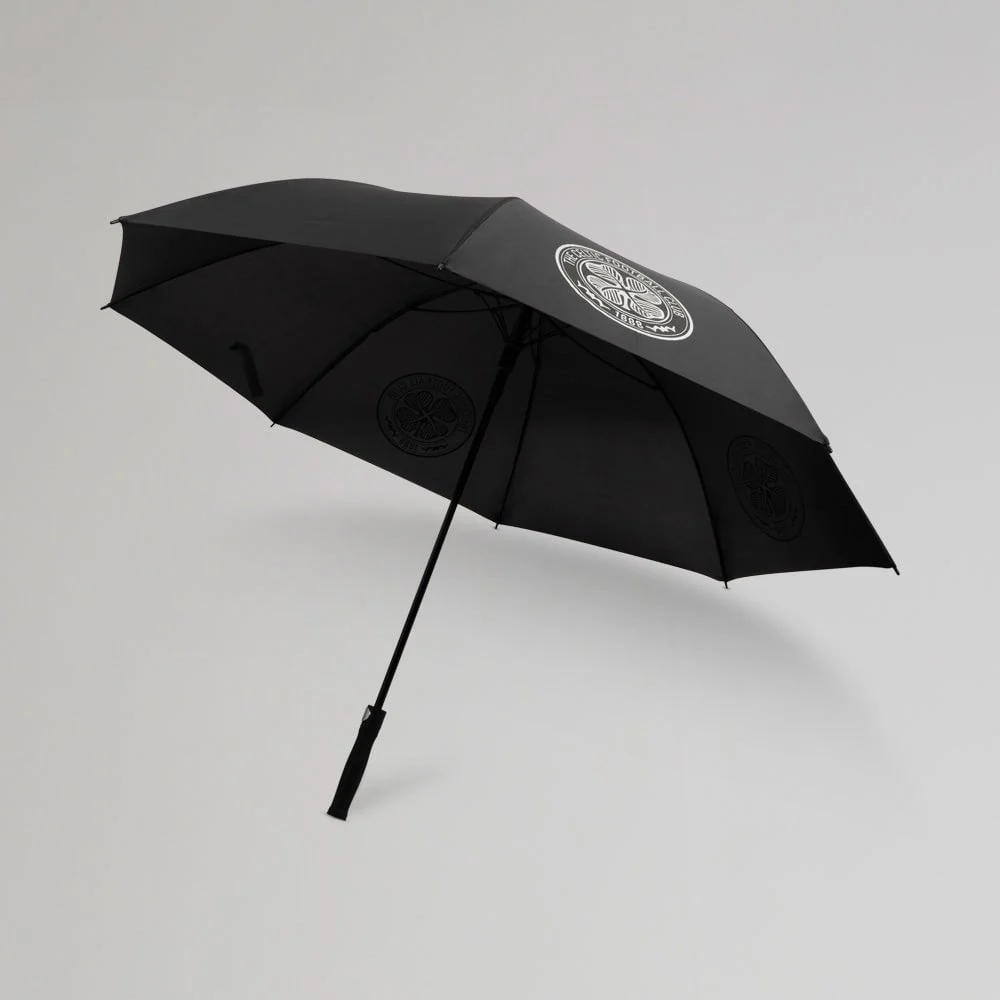 Celtic Crest Black Golf Umbrella - Image 3